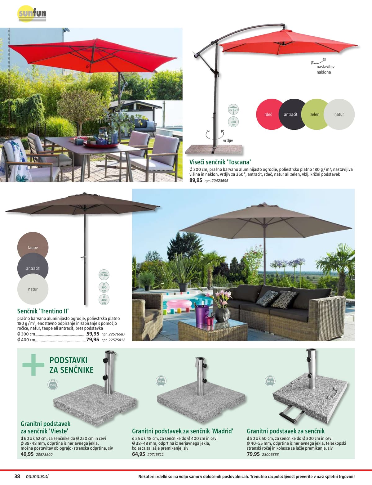 Stran 38. Bauhaus kataloga - Vrtno Pohištvo od 28.04.2026.
