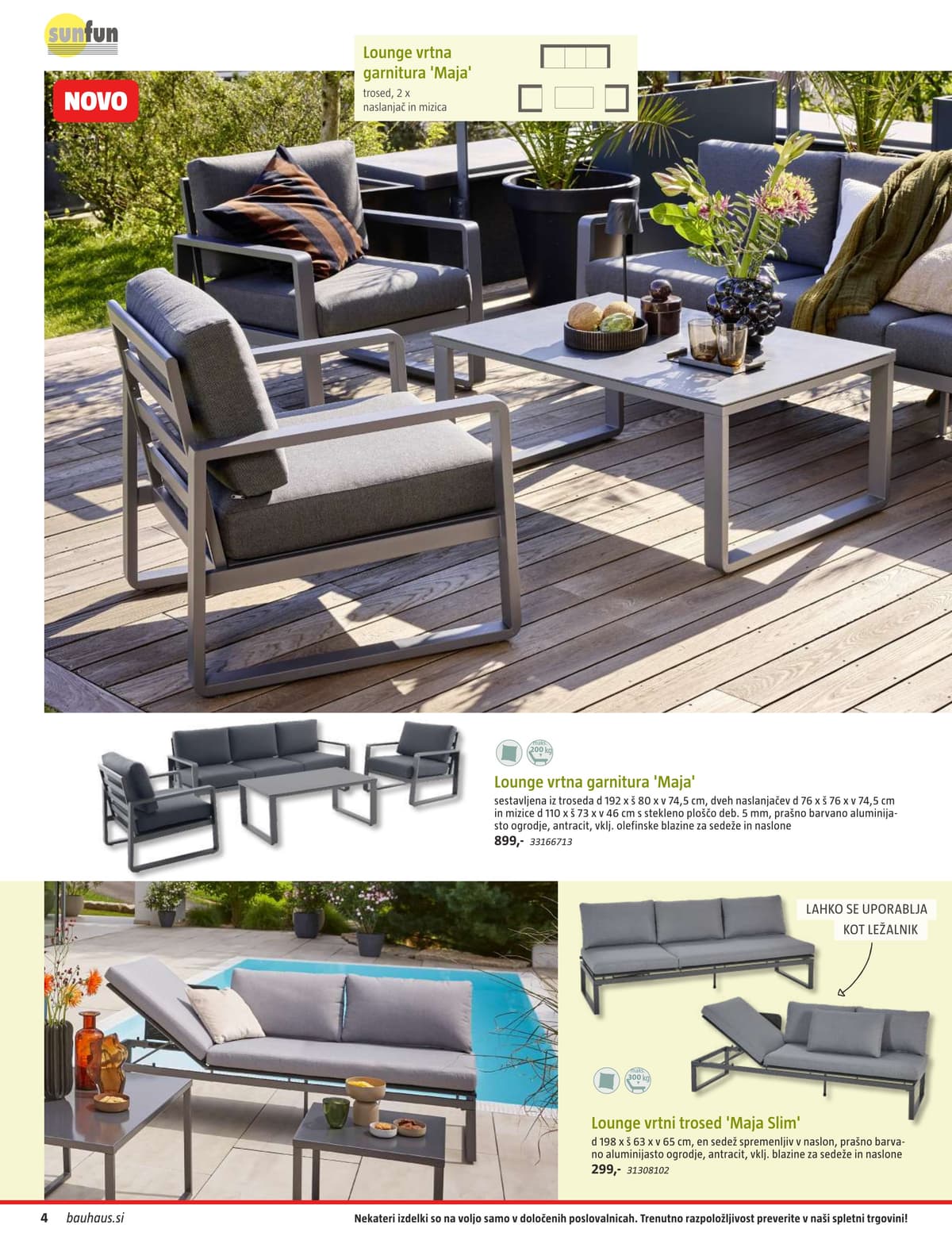 Stran 4. Bauhaus kataloga - Vrtno Pohištvo od 28.04.2026.