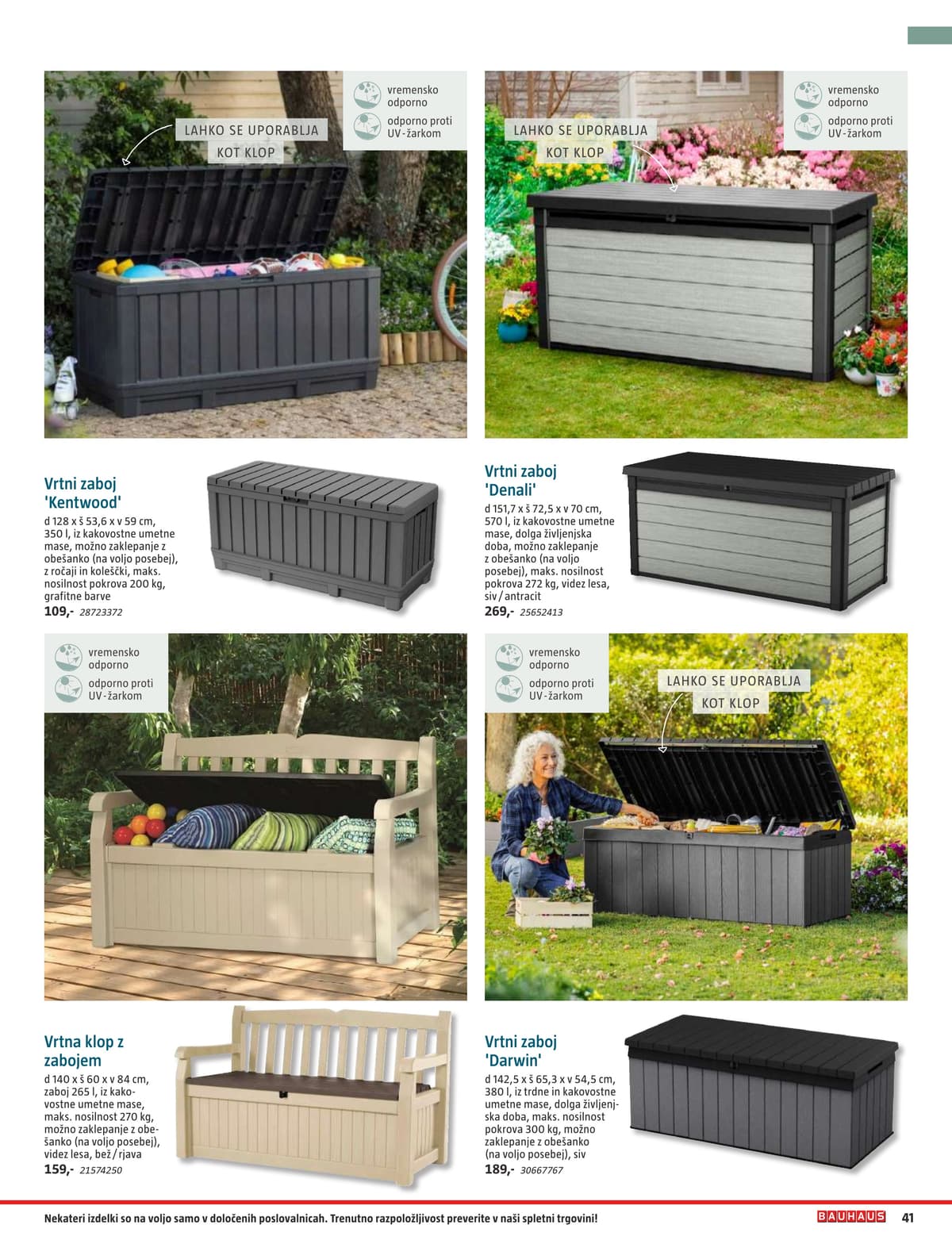 Stran 41. Bauhaus kataloga - Vrtno Pohištvo od 28.04.2026.