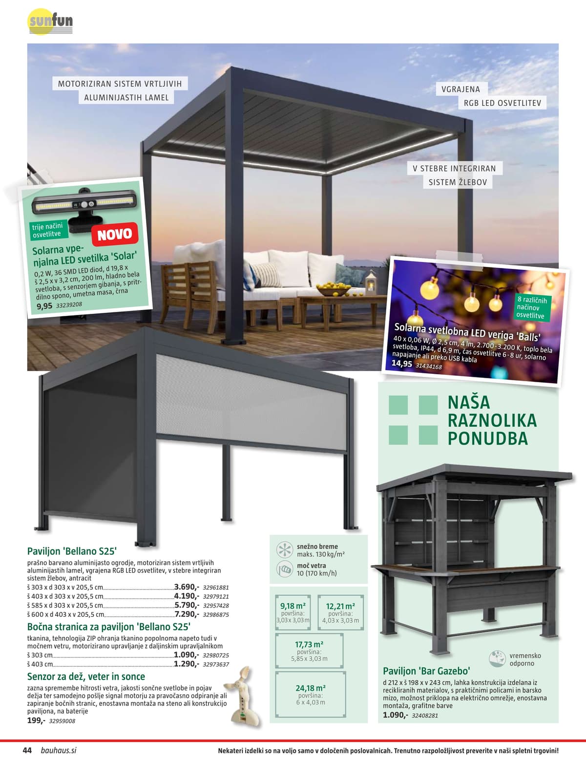Stran 44. Bauhaus kataloga - Vrtno Pohištvo od 28.04.2026.