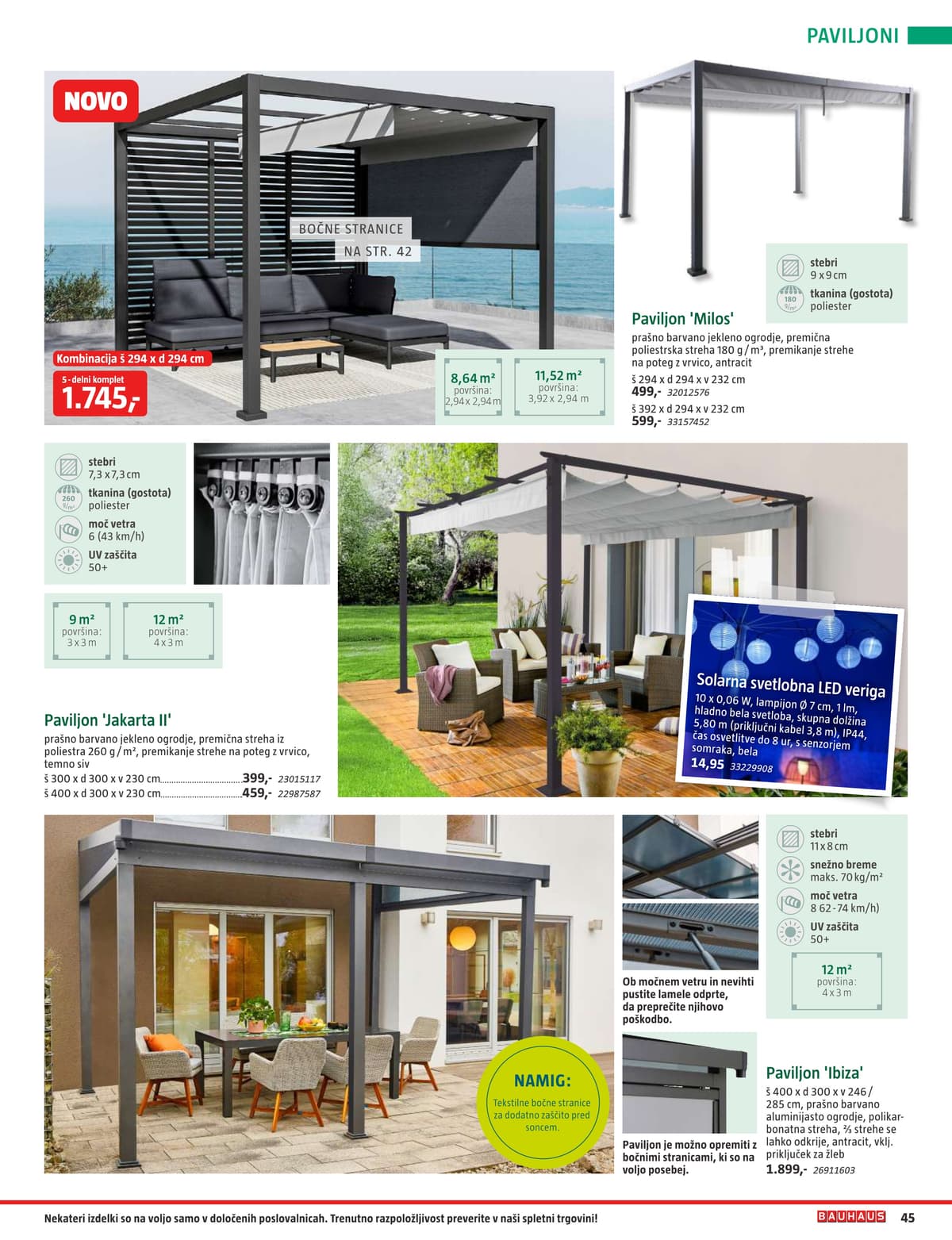 Stran 45. Bauhaus kataloga - Vrtno Pohištvo od 28.04.2026.