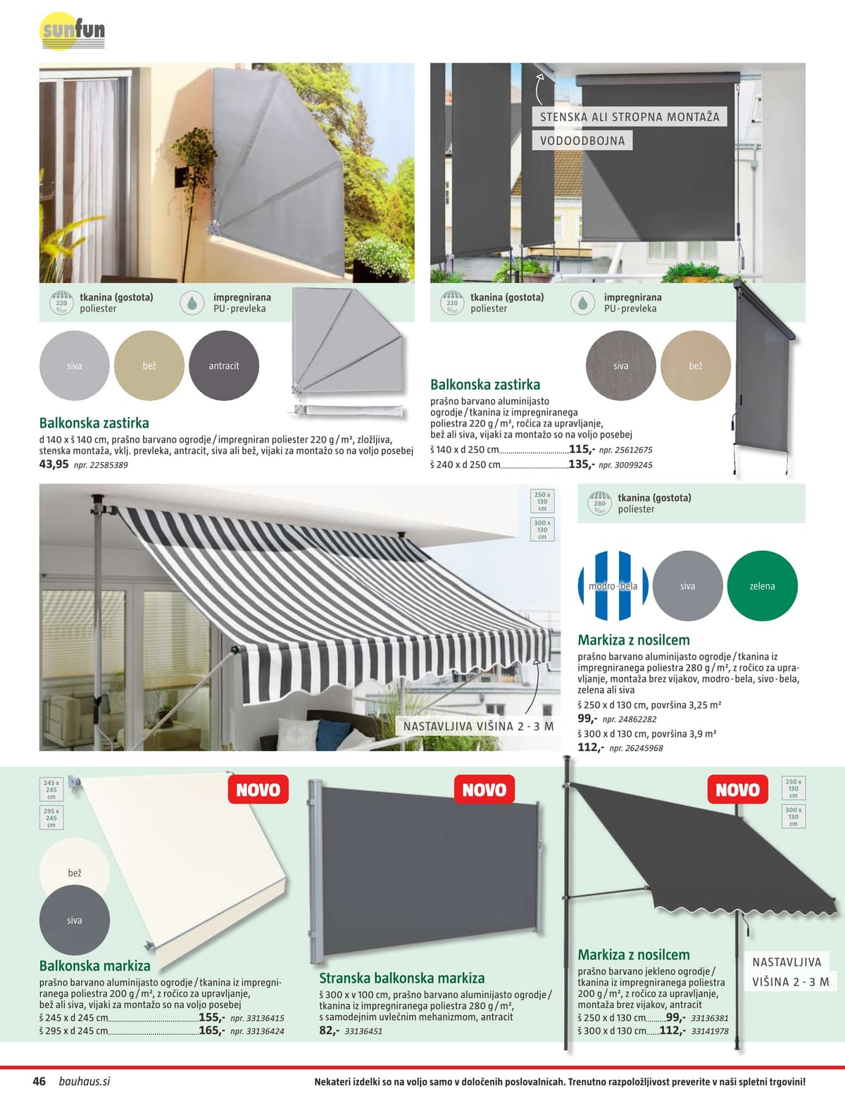 Stran 46. Bauhaus kataloga - Vrtno Pohištvo od 28.04.2026.
