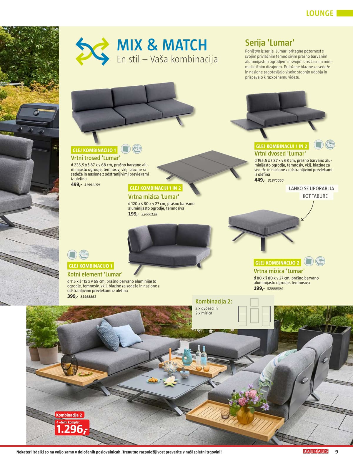 Stran 9. Bauhaus kataloga - Vrtno Pohištvo od 28.04.2026.
