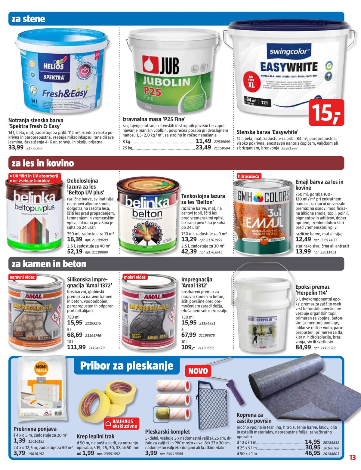 Stran 13. Bauhaus kataloga - Maj 2026