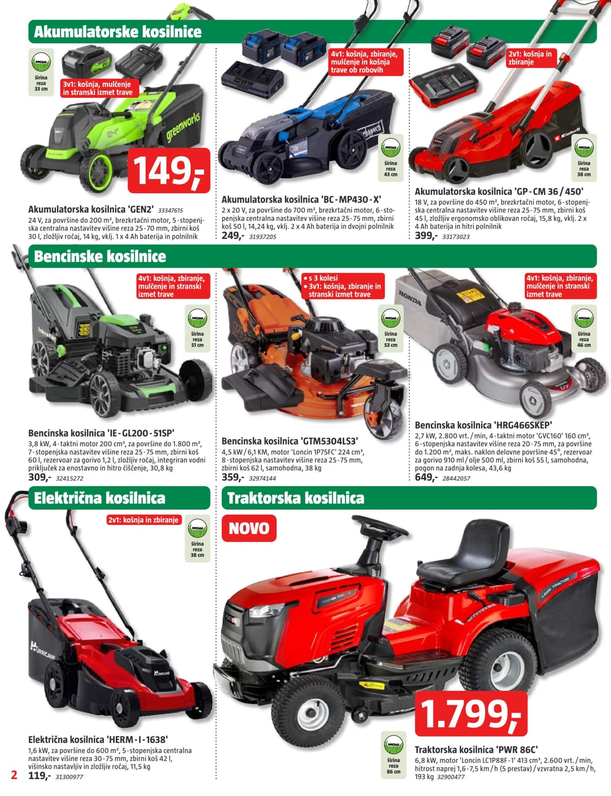 Stran 2. Bauhaus kataloga - Maj 2026