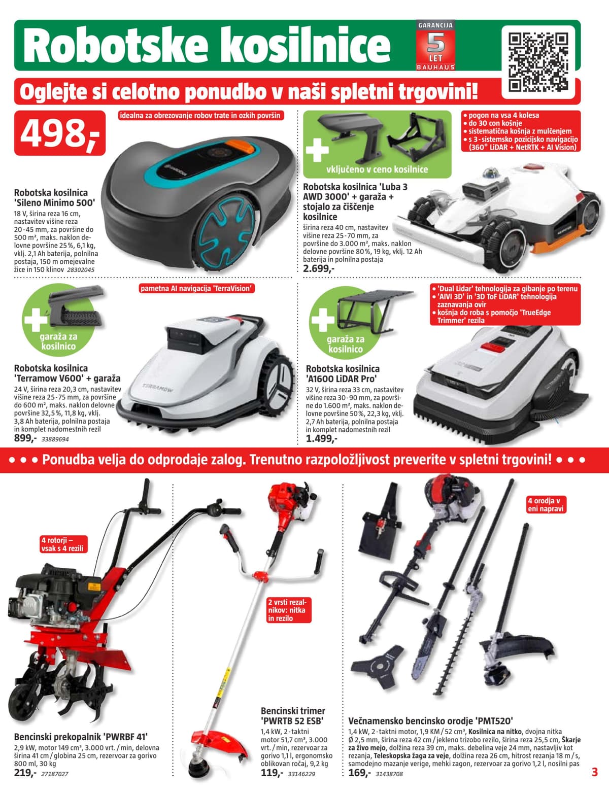 Stran 3. Bauhaus kataloga - Maj 2026