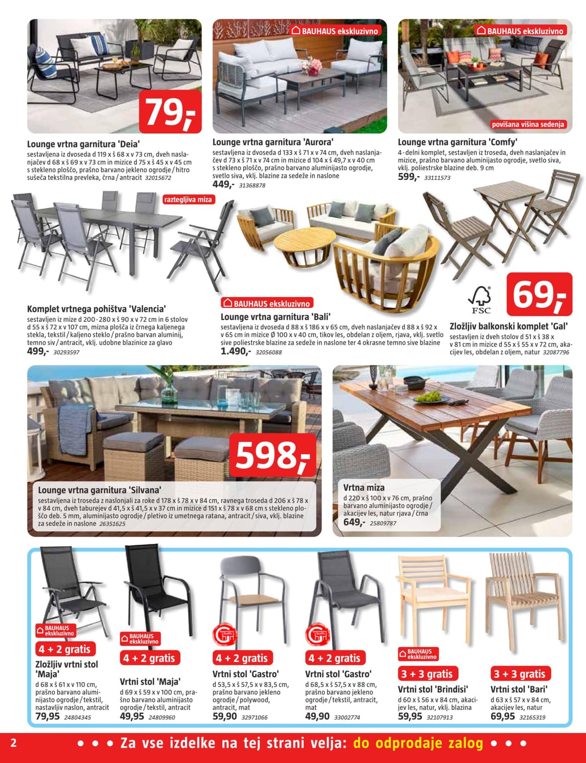 Stran 2. Bauhaus kataloga - Junij 2026