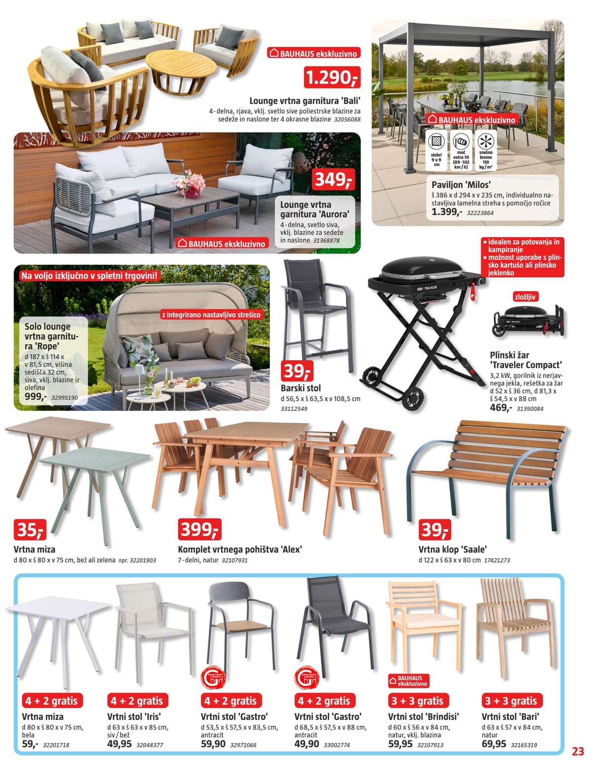 Stran 23. Bauhaus kataloga - Julij 2026 od 15.07.2026