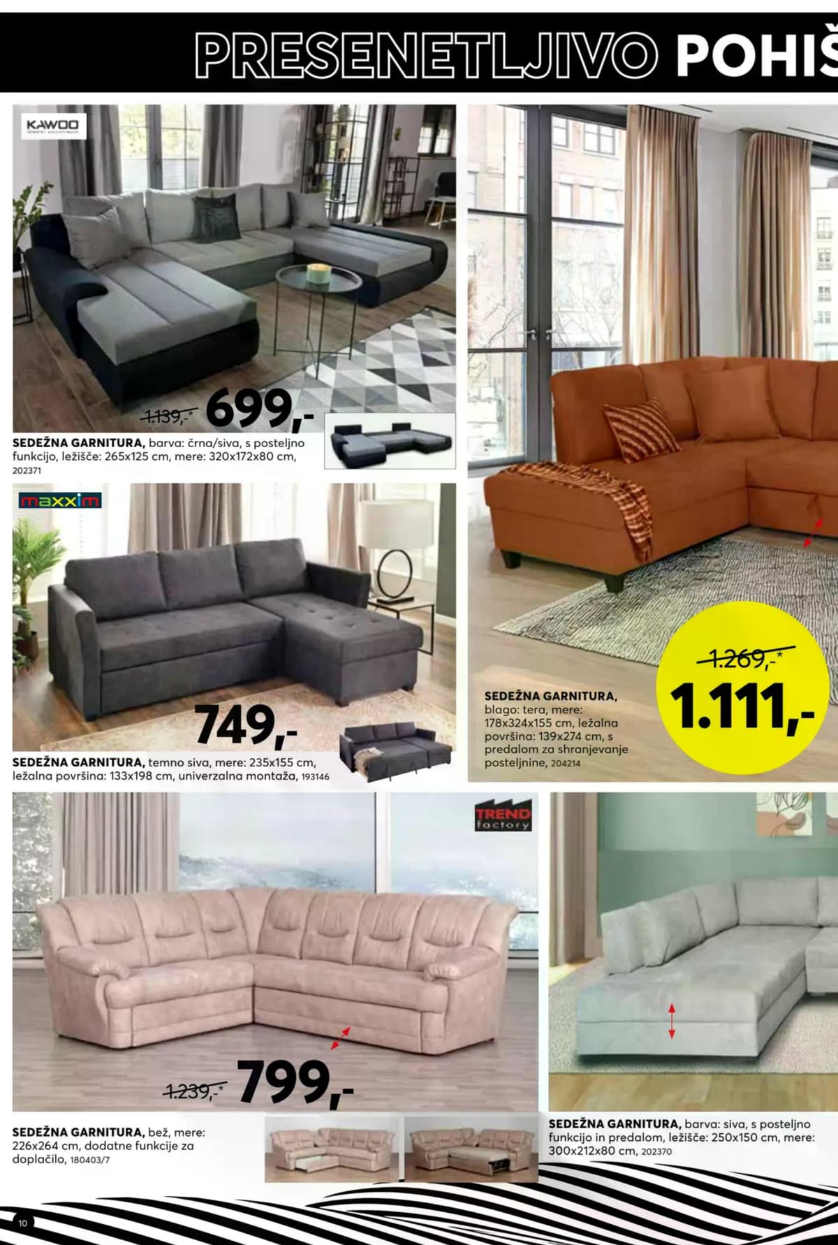 Stran 10. Dipo kataloga - Kuhinje do -60% od 04.03.2026.