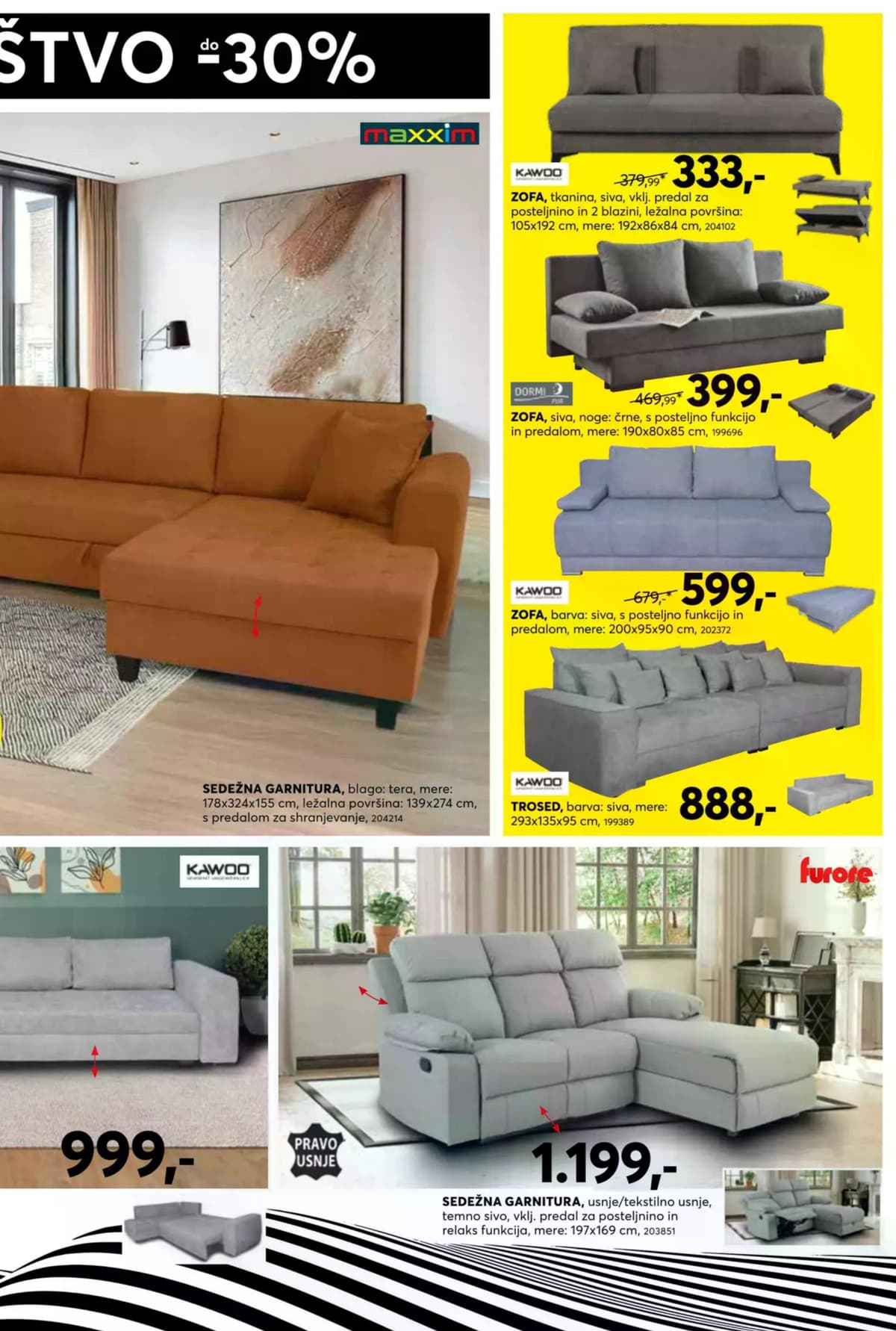 Stran 3. Dipo kataloga - Presenetljivo pohištvo do -30%