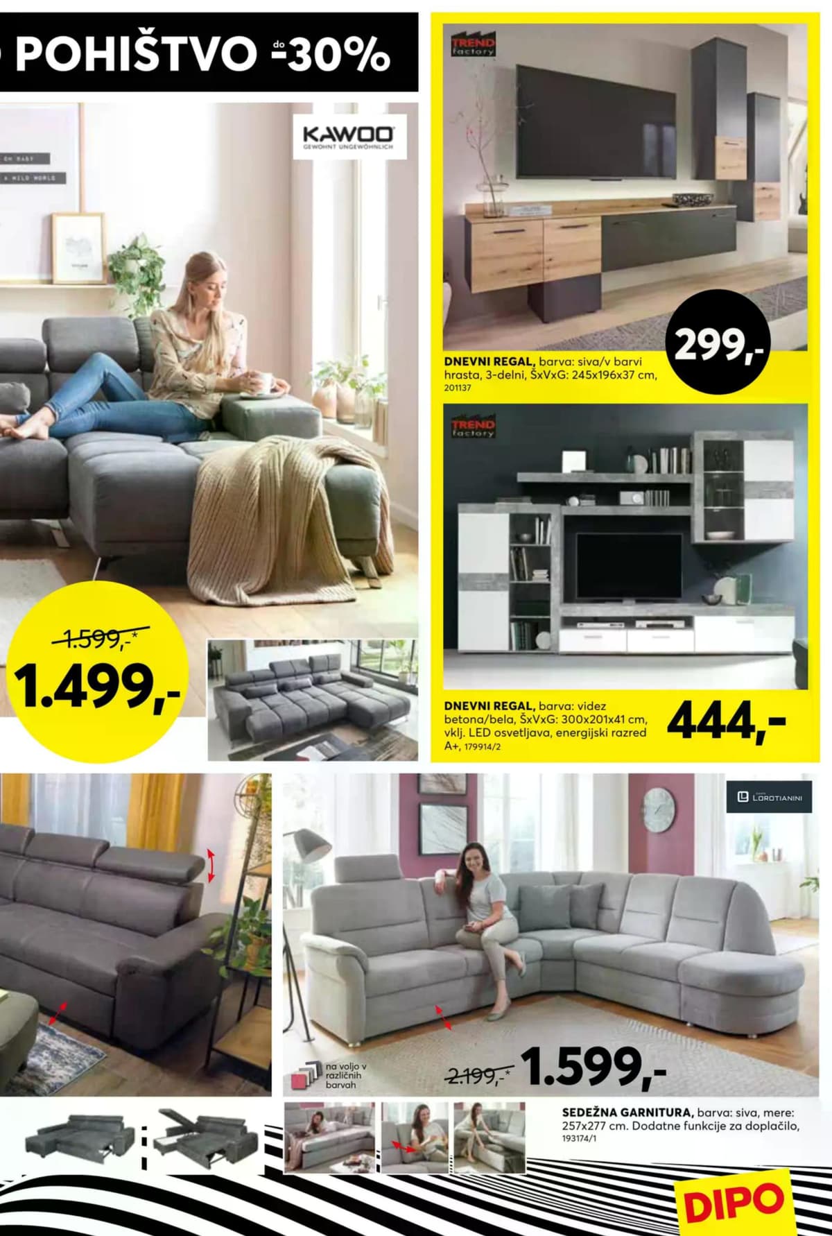 Stran 5. Dipo kataloga - Presenetljivo pohištvo do -30%