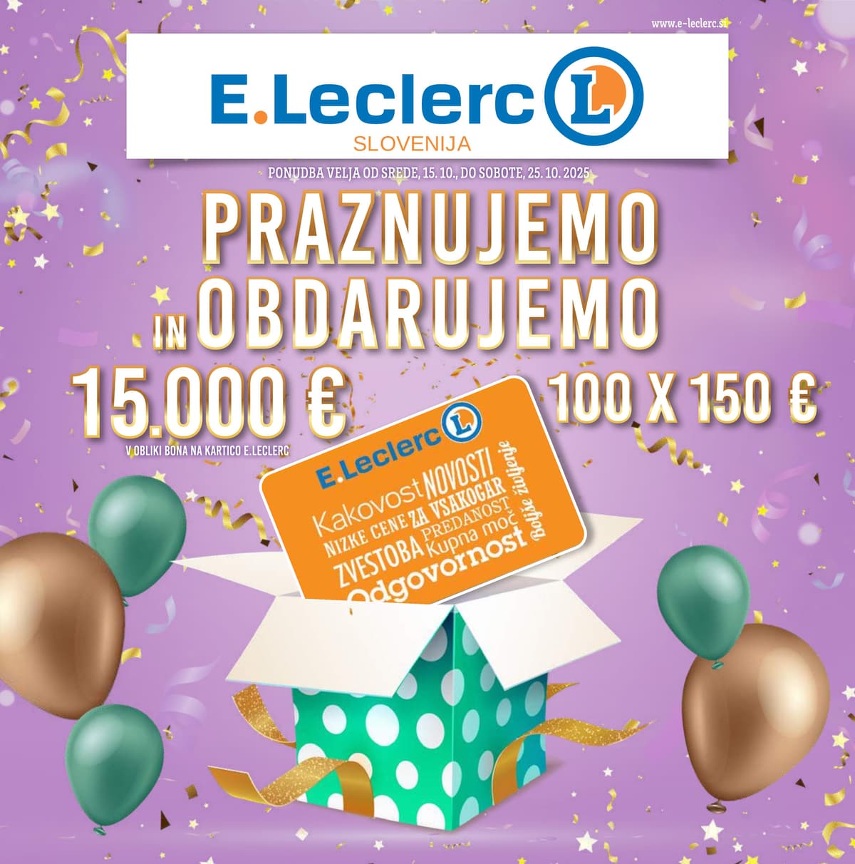 Stran 1. E.Leclerc kataloga - Akcijska ponudba od 02.03.2026.