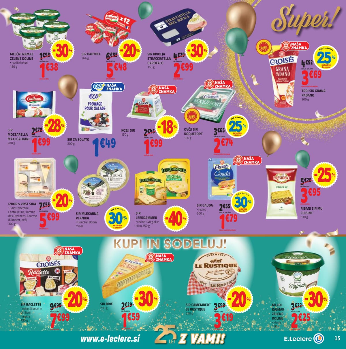Stran 15. E.Leclerc kataloga - Akcijska ponudba od 02.03.2026.