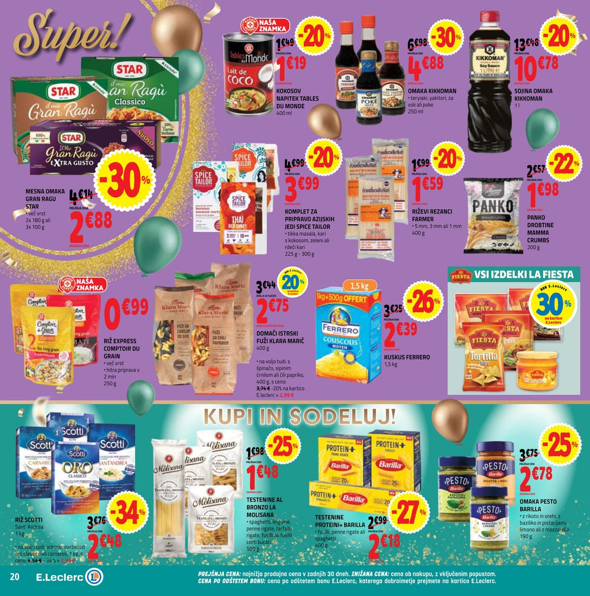 Stran 20. E.Leclerc kataloga - Akcijska ponudba