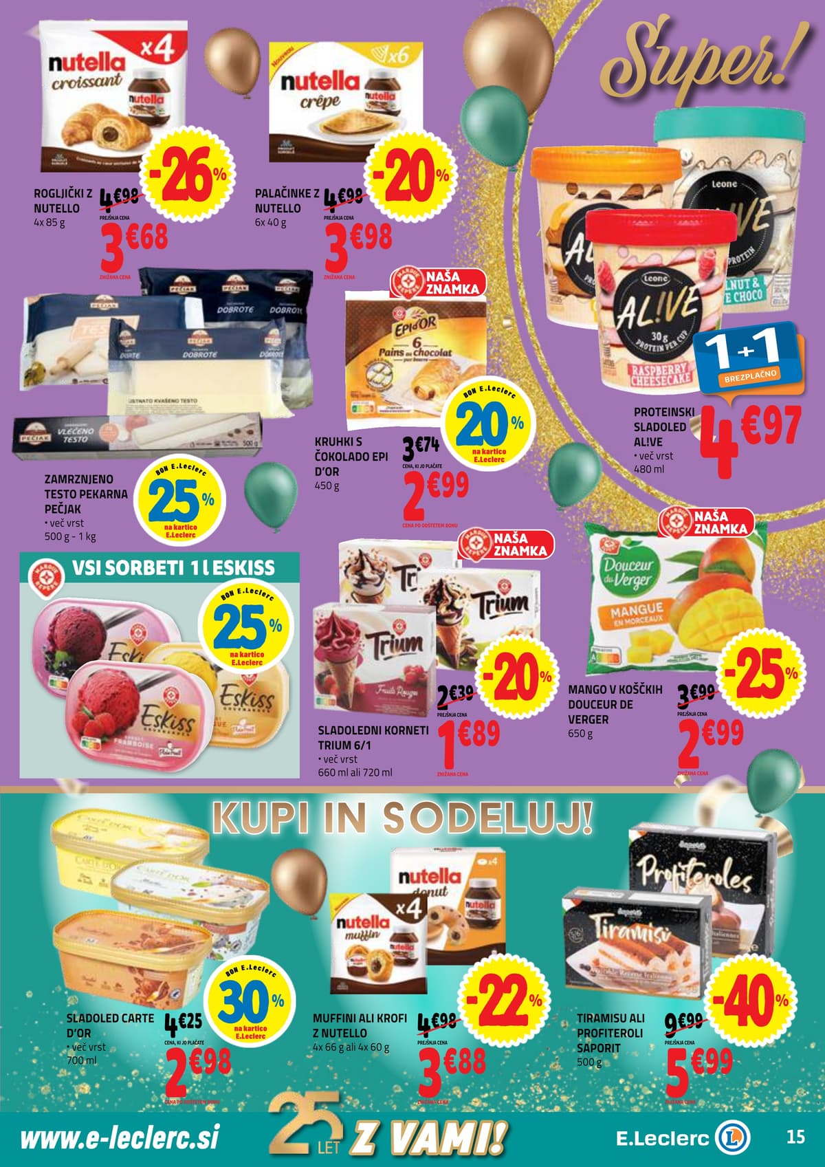 Stran 15. E.Leclerc kataloga - Akcijska ponudba od 01.03.2026.