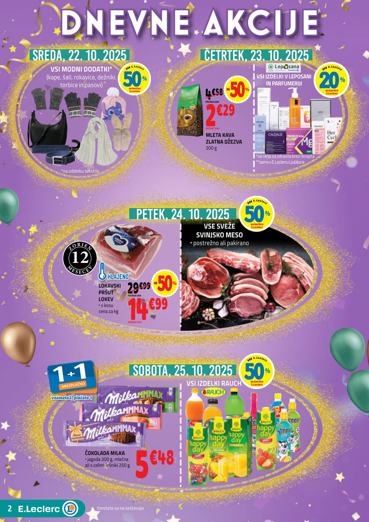 Stran 2. E.Leclerc kataloga - Akcijska ponudba od 01.03.2026.