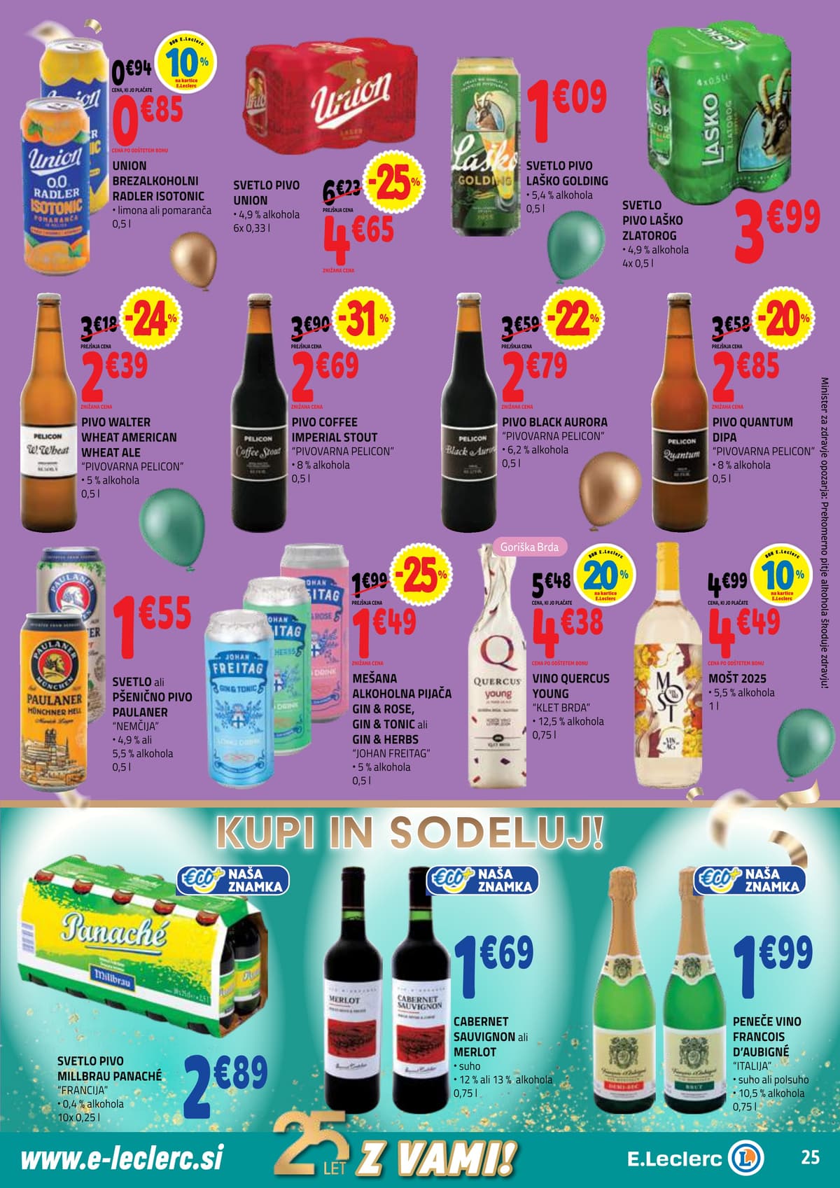 Stran 25. E.Leclerc kataloga - Akcijska ponudba od 01.03.2026.