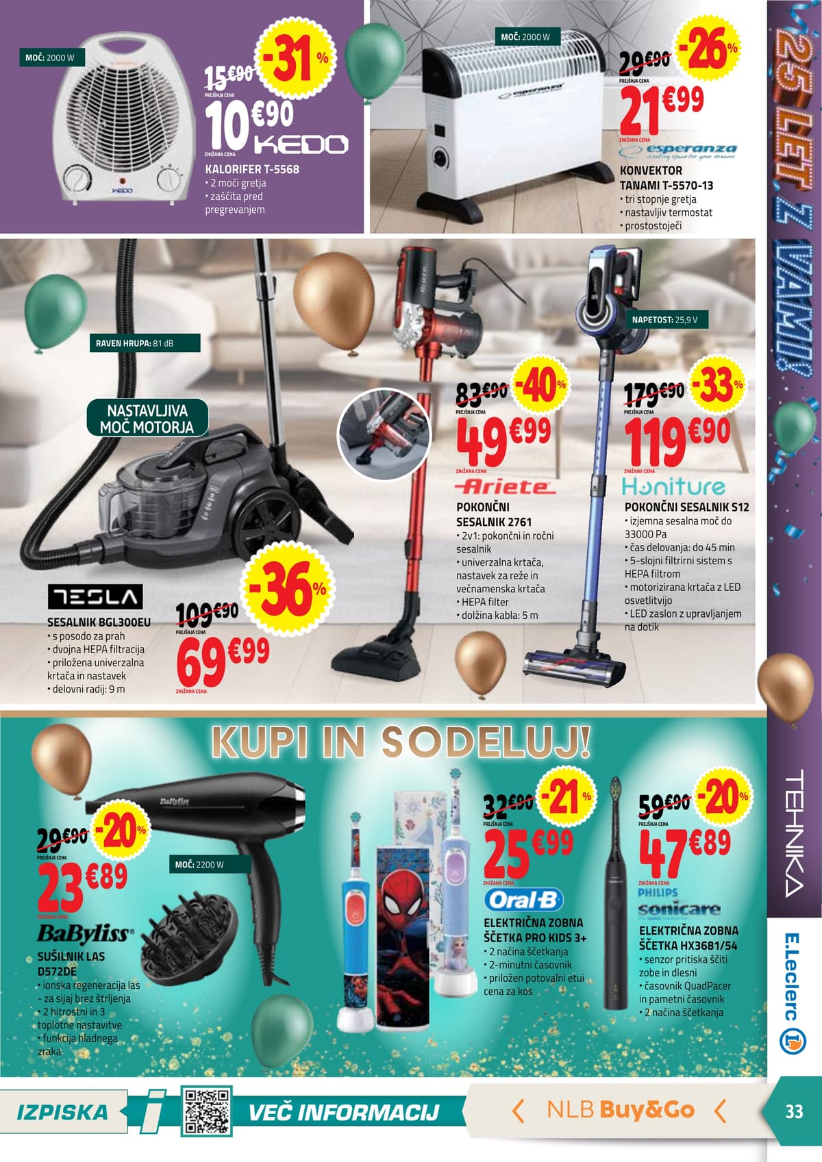 Stran 33. E.Leclerc kataloga - Akcijska ponudba od 01.03.2026.