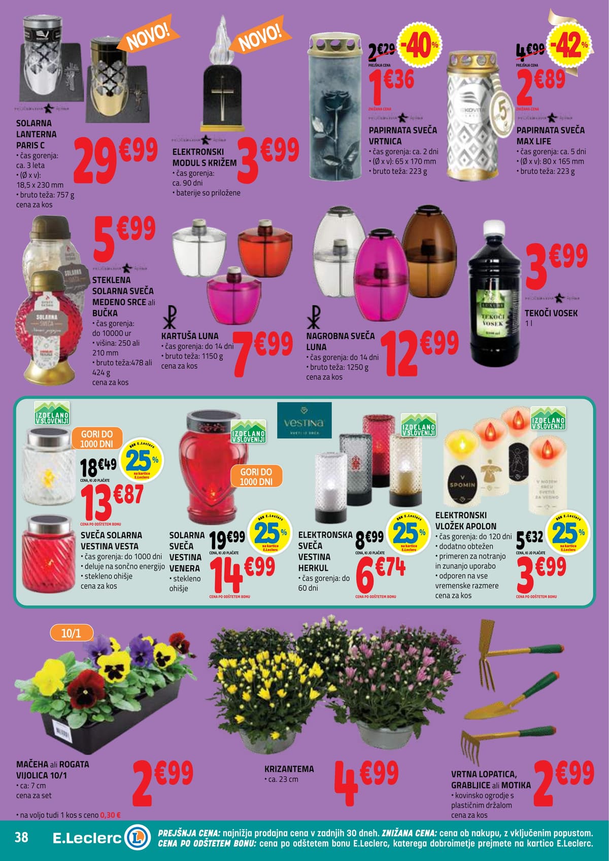 Stran 38. E.Leclerc kataloga - Akcijska ponudba od 01.03.2026.