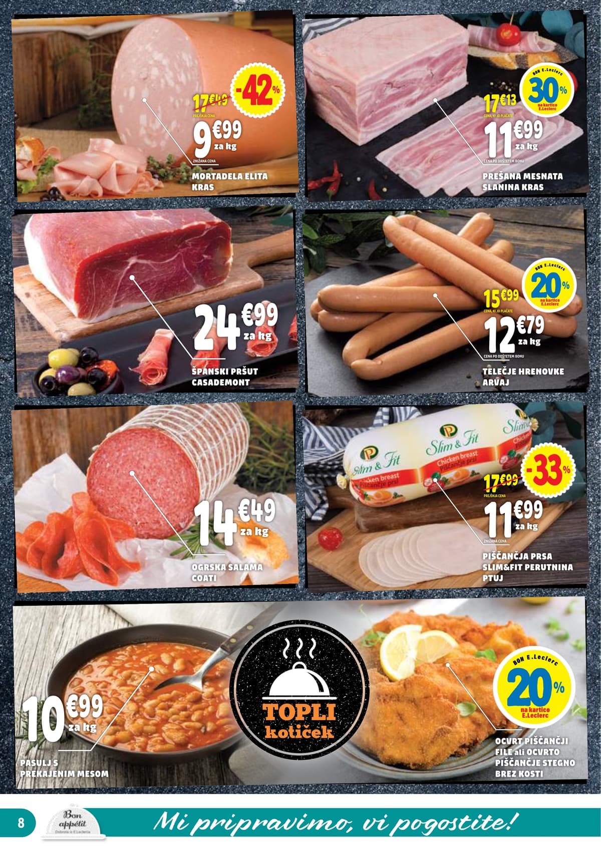 Stran 8. E.Leclerc kataloga - Akcijska ponudba od 01.03.2026.