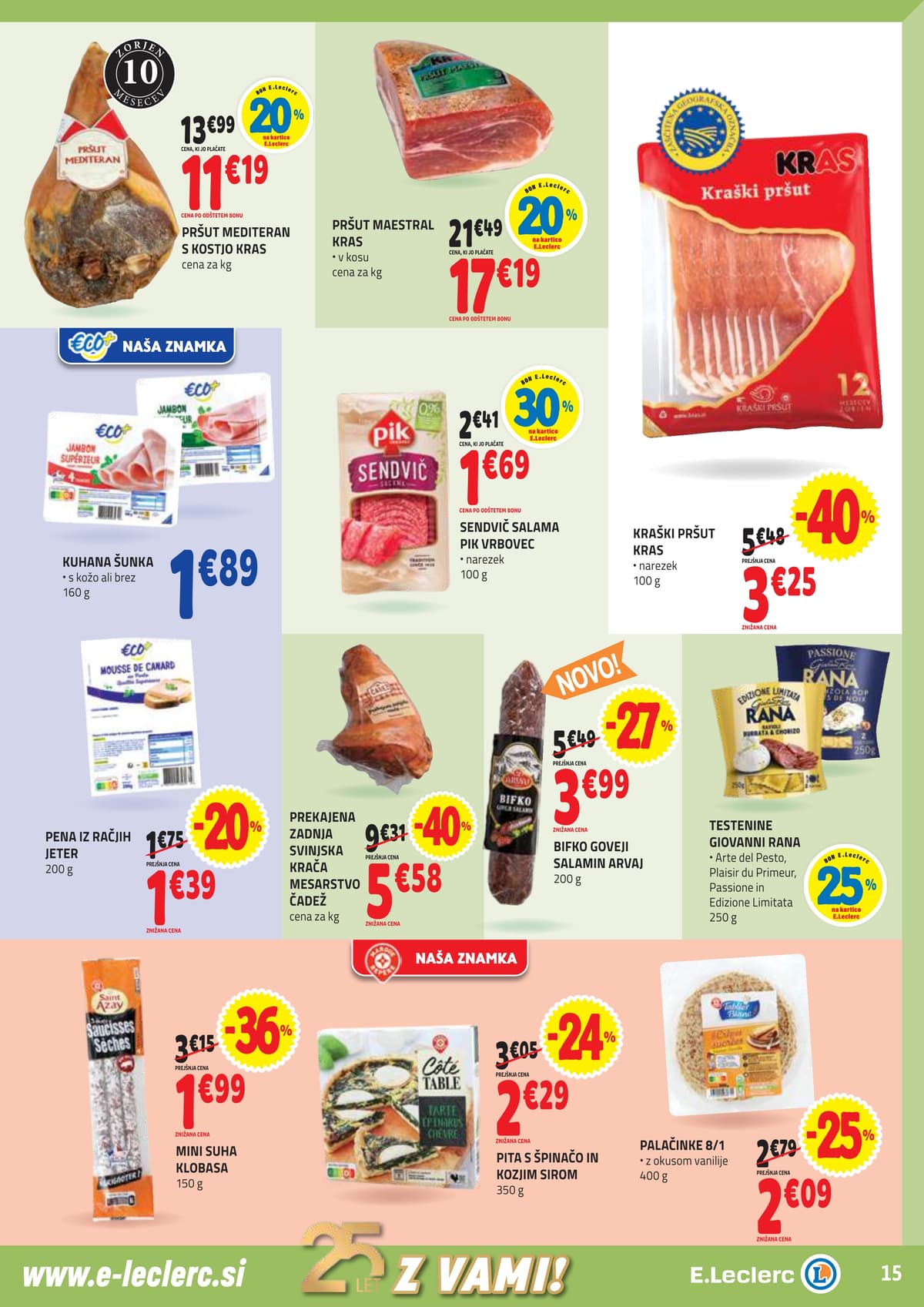 Stran 15. E.Leclerc kataloga - Akcijska ponudba od 03.03.2026.
