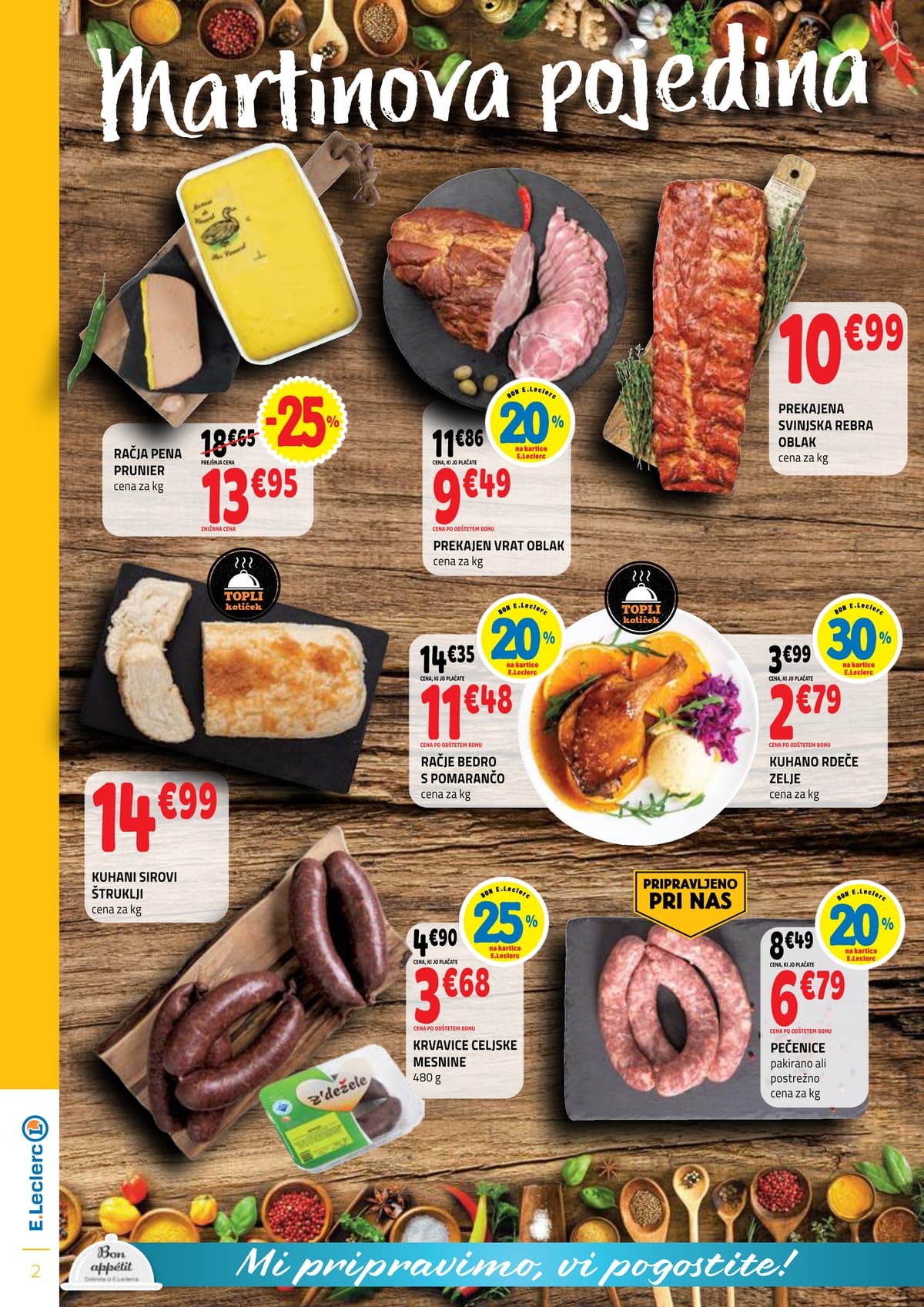 Stran 2. E.Leclerc kataloga - Akcijska ponudba od 03.03.2026.