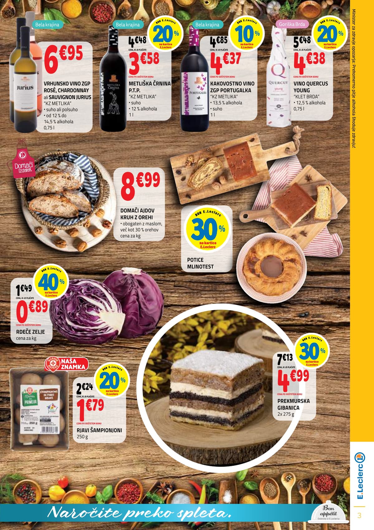 Stran 3. E.Leclerc kataloga - Akcijska ponudba od 03.03.2026.