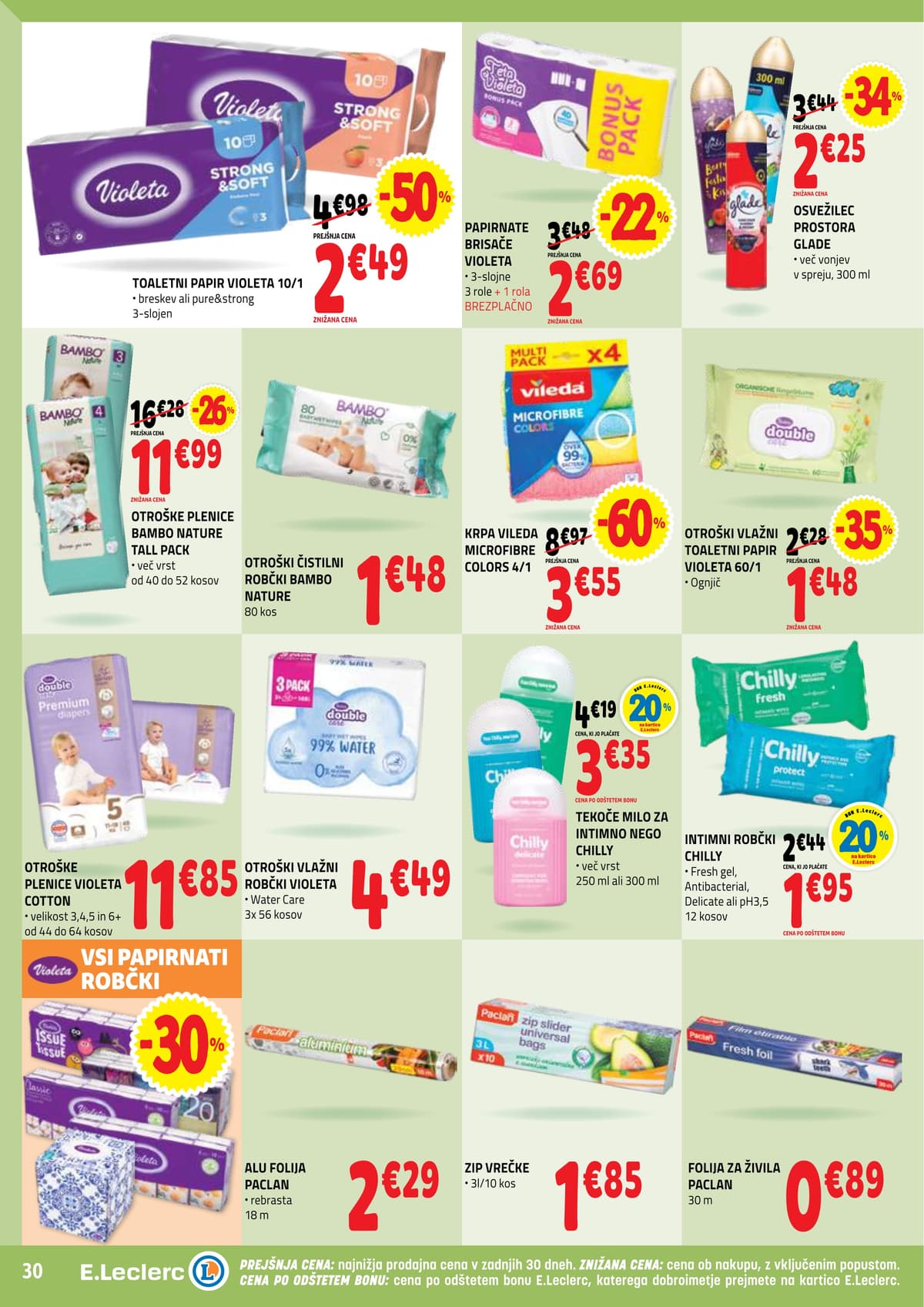 Stran 30. E.Leclerc kataloga - Akcijska ponudba od 03.03.2026.