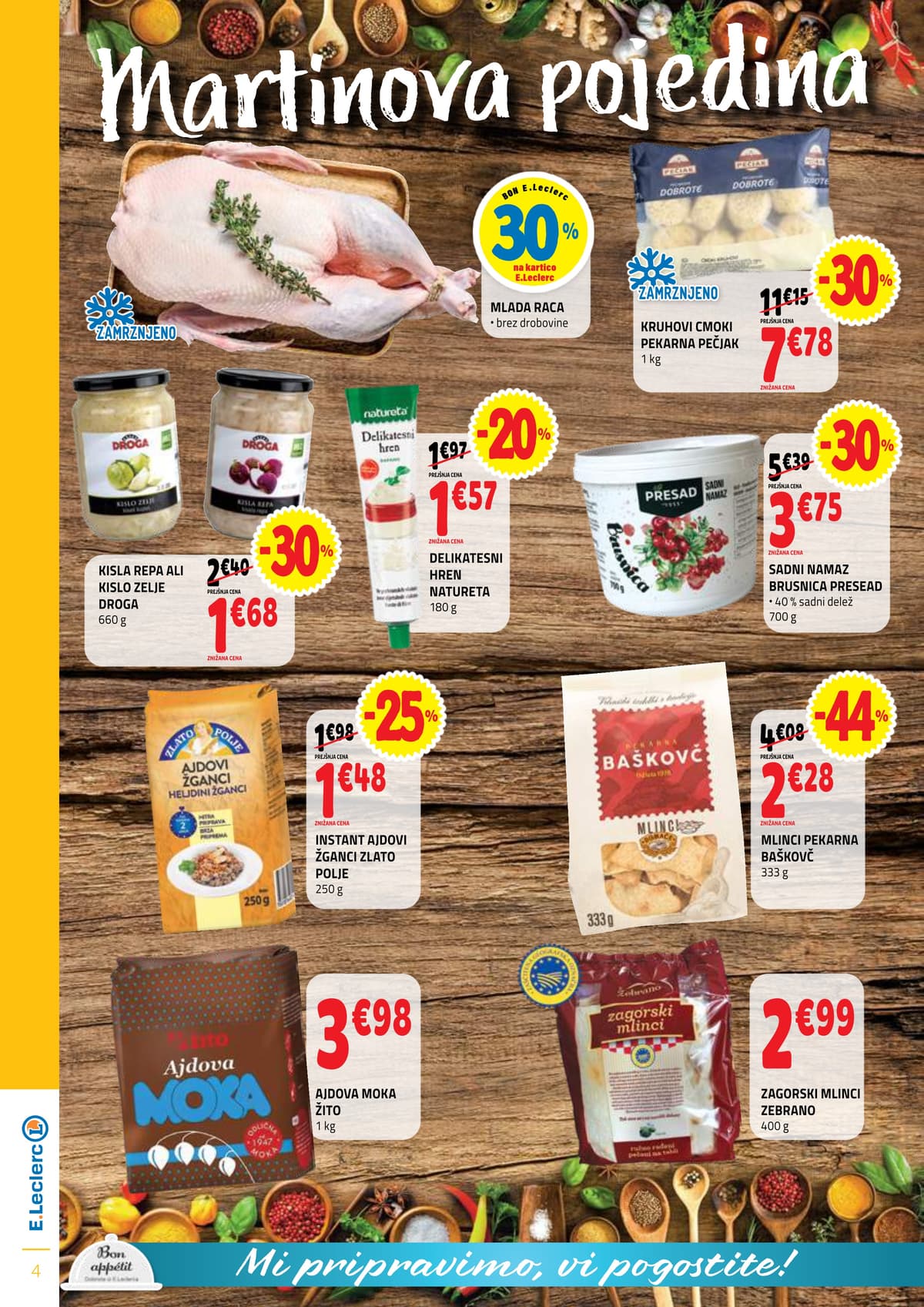 Stran 4. E.Leclerc kataloga - Akcijska ponudba od 03.03.2026.