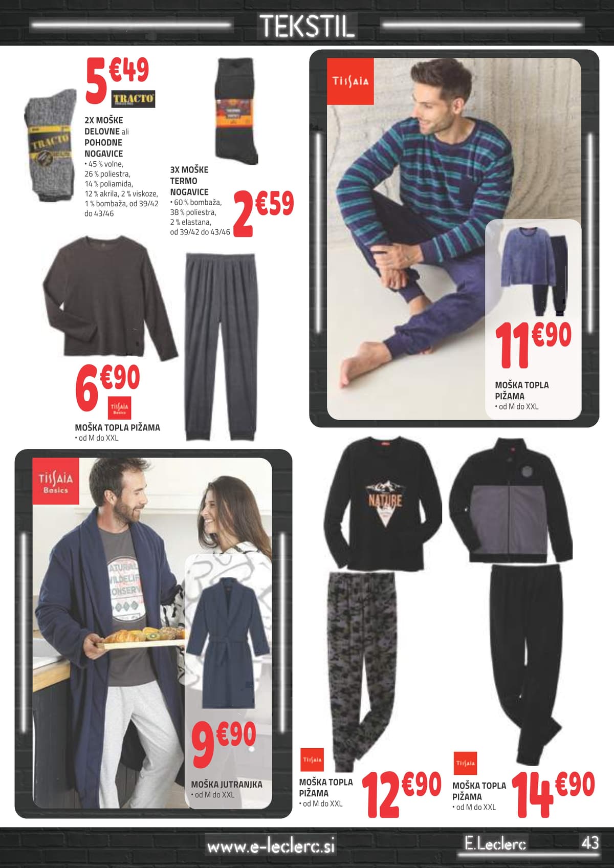 Stran 5. E.Leclerc kataloga - Tekstil od 03.03.2026.