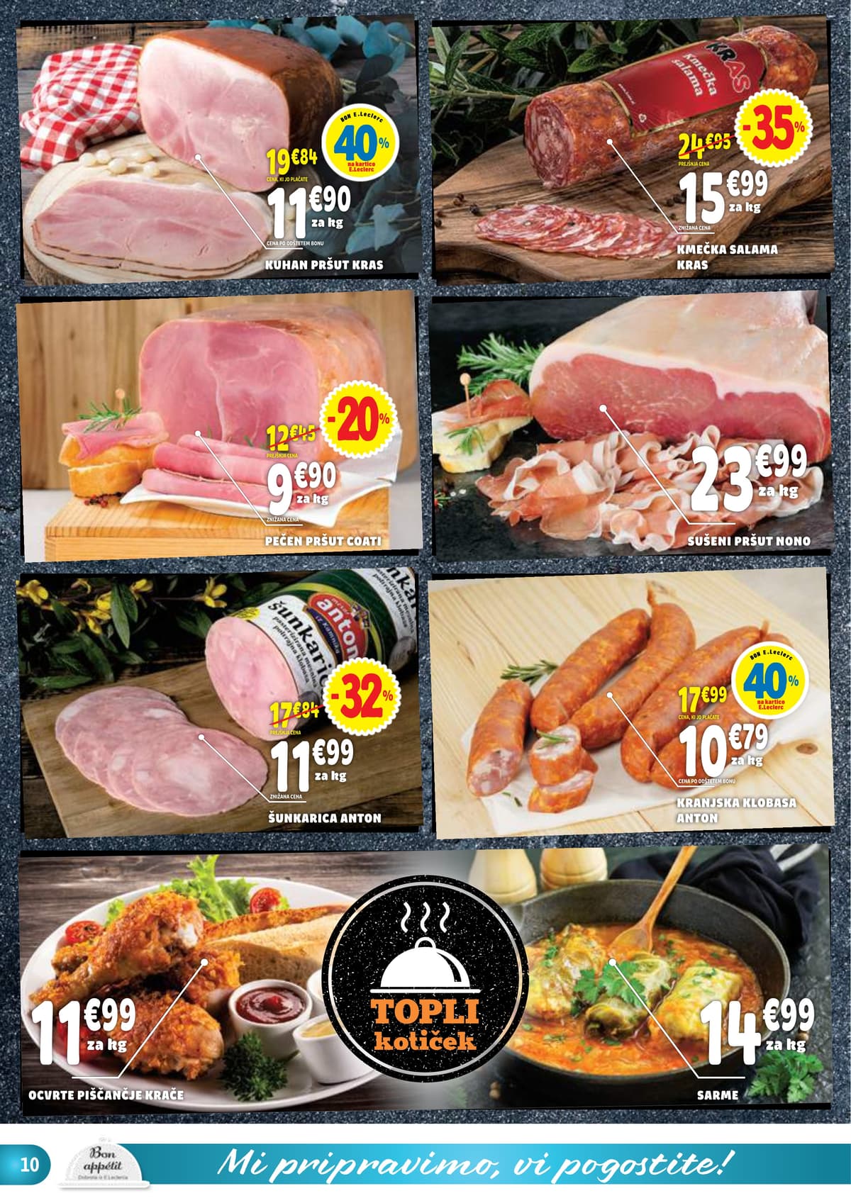 Stran 10. E.Leclerc kataloga - Akcijska ponudba od 01.03.2026.