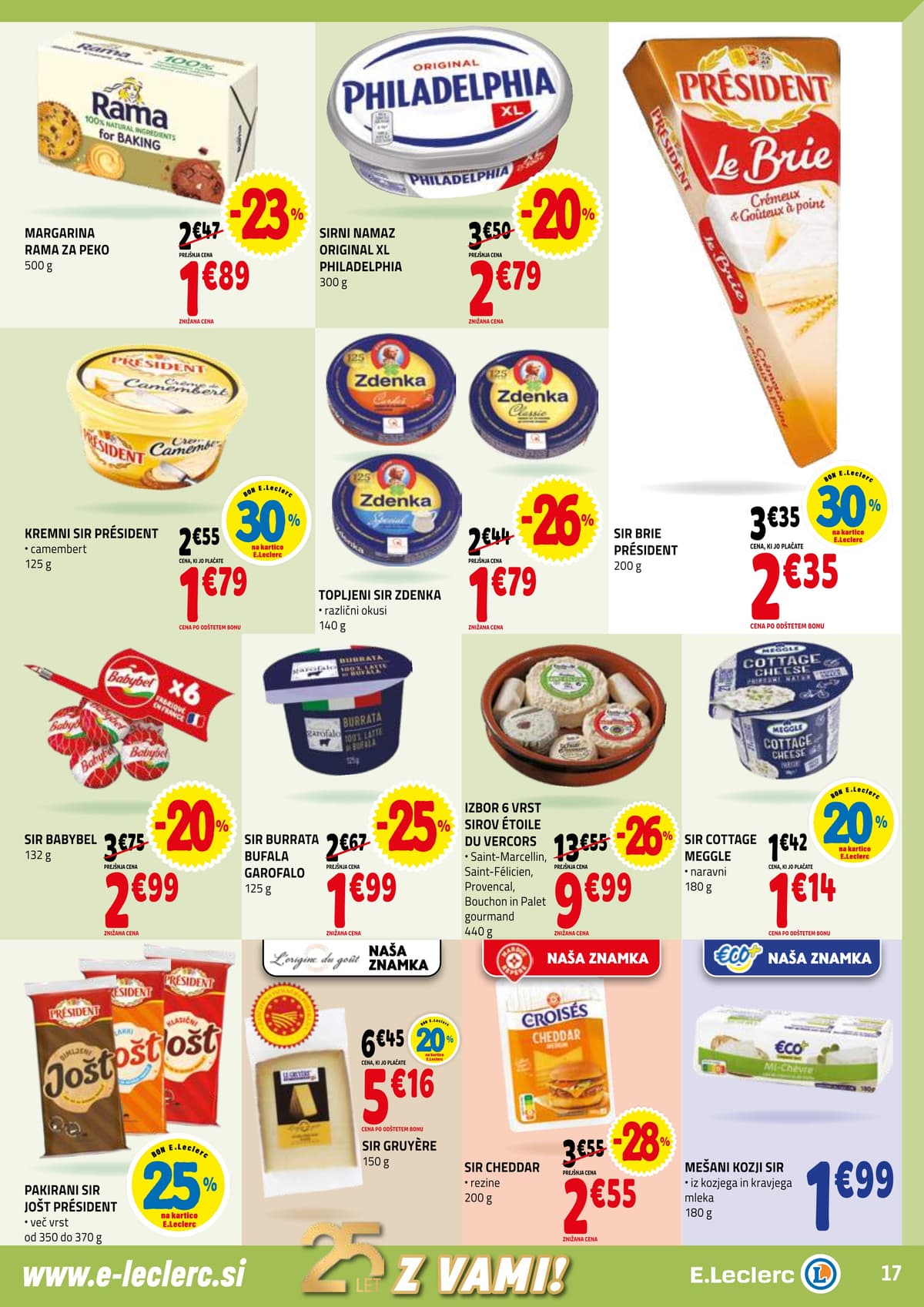 Stran 17. E.Leclerc kataloga - Akcijska ponudba od 01.03.2026.