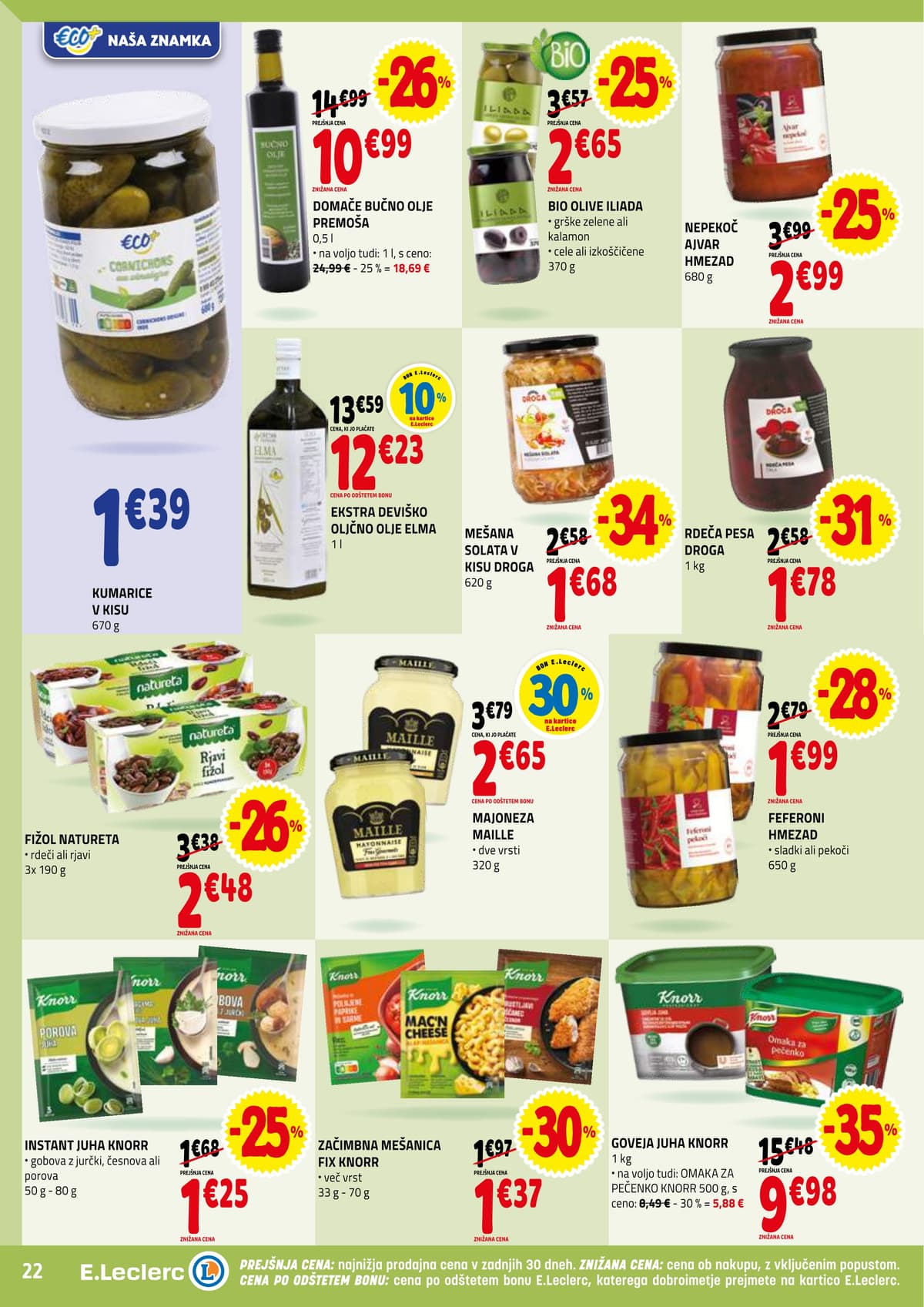 Stran 22. E.Leclerc kataloga - Akcijska ponudba od 01.03.2026.