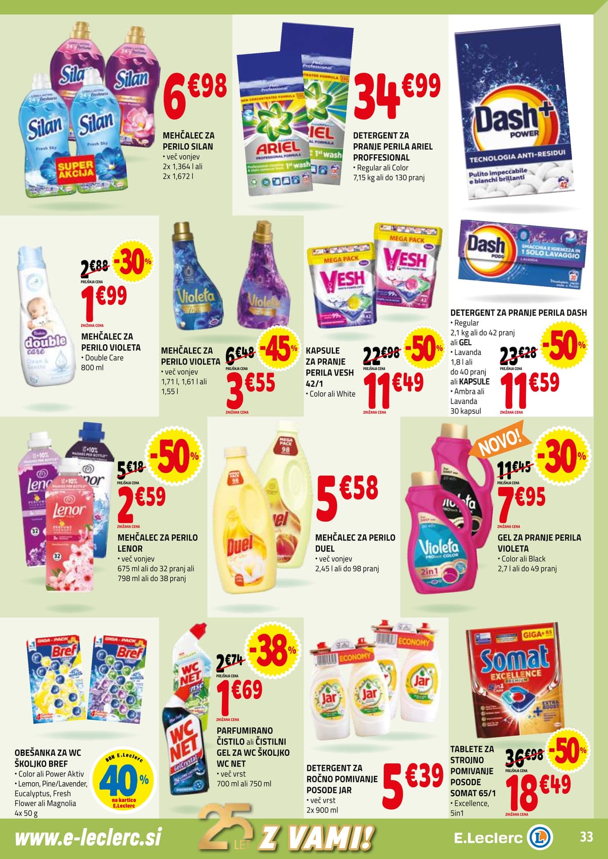 Stran 33. E.Leclerc kataloga - Akcijska ponudba od 01.03.2026.
