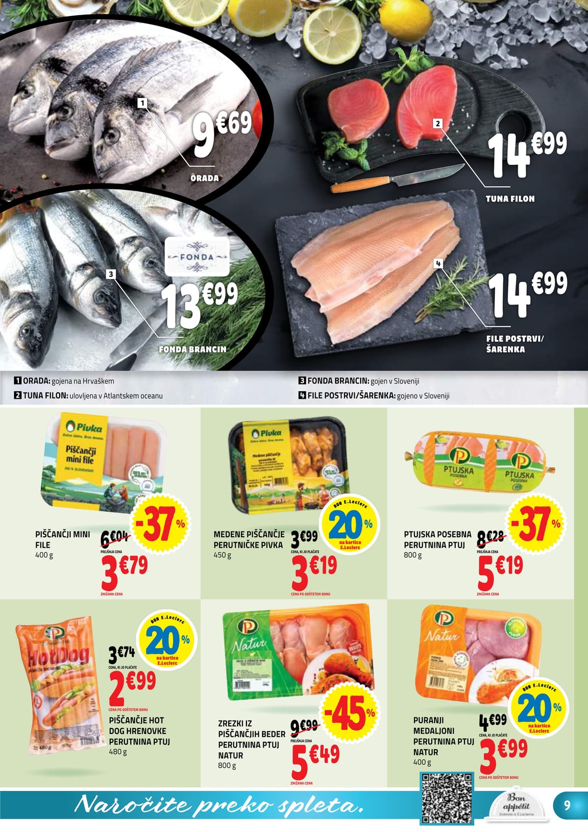 Stran 9. E.Leclerc kataloga - Akcijska ponudba od 01.03.2026.