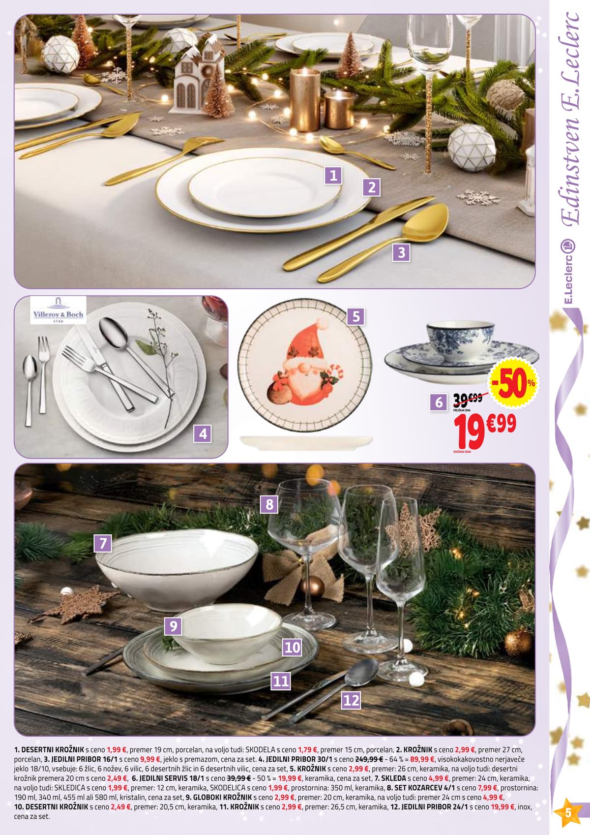 Stran 5. E.Leclerc kataloga - Darila od 23.02.2026.