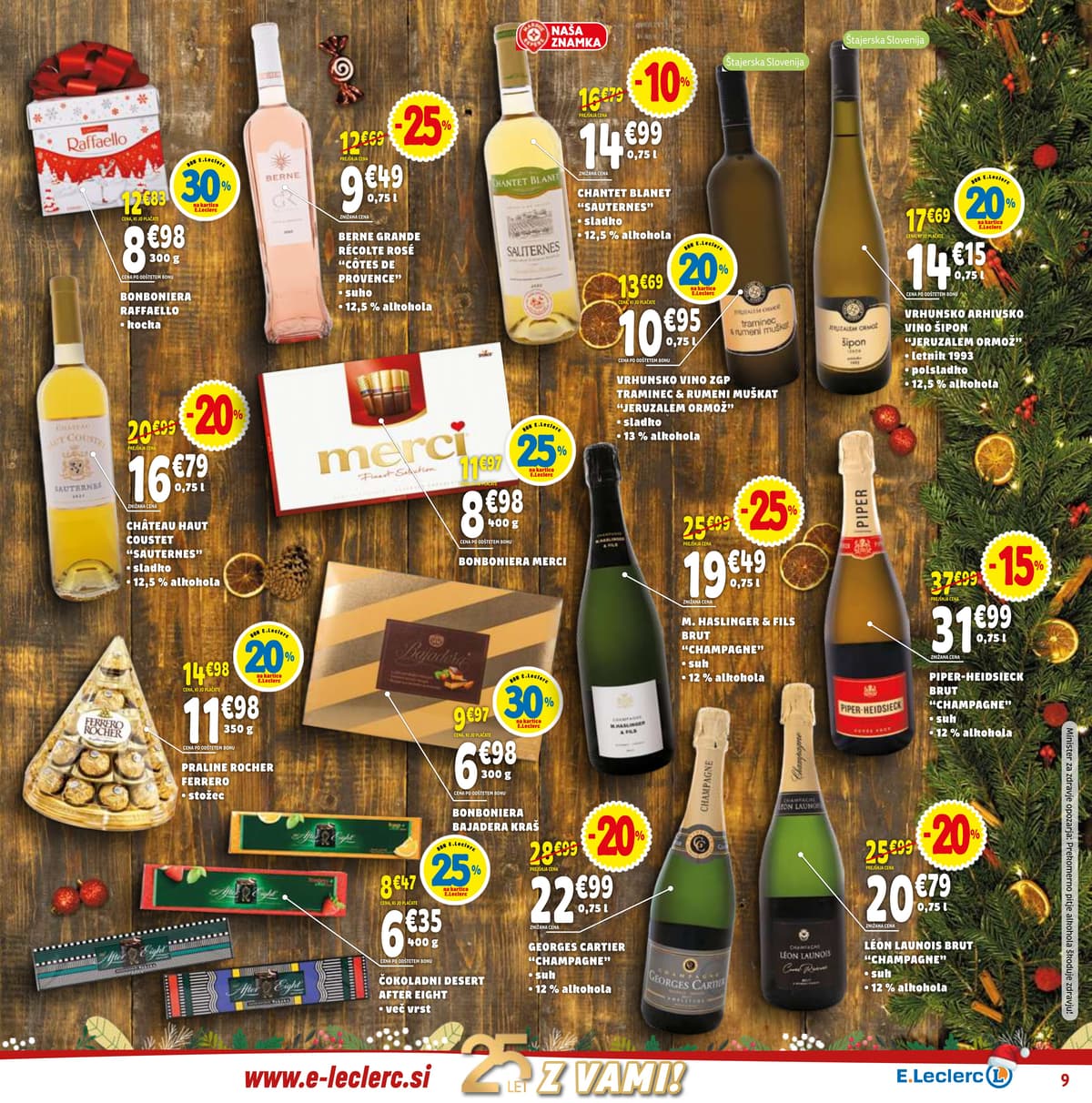 Stran 9. E.Leclerc kataloga - Akcijska ponudba od 01.03.2026.