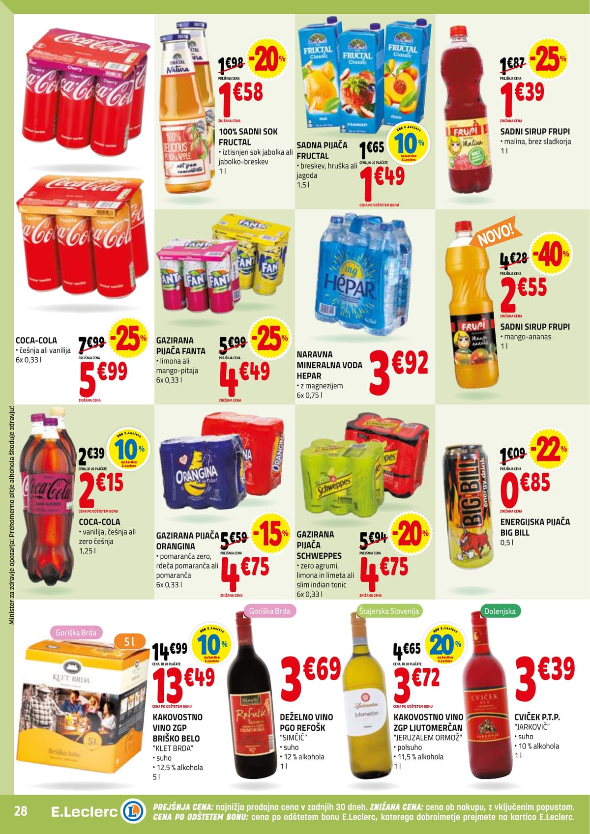 Stran 28. E.Leclerc kataloga - Akcijska ponudba od 23.02.2026.