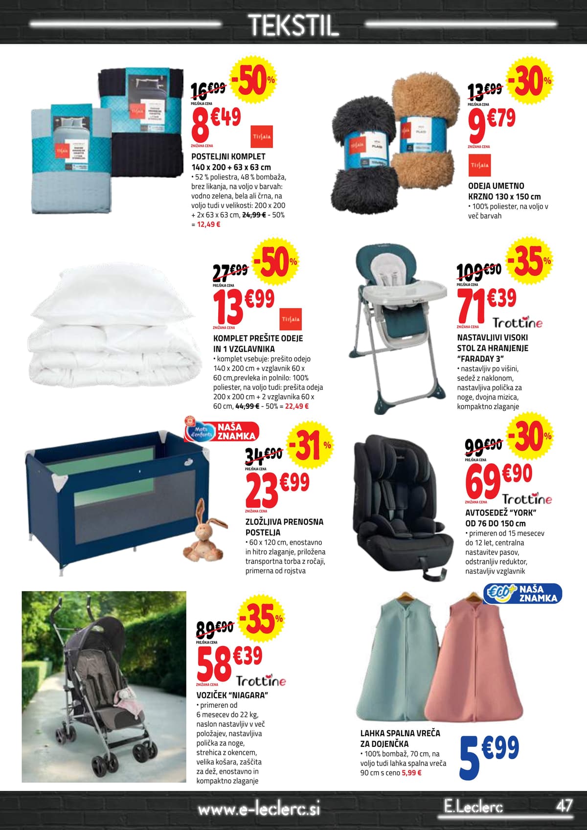 Stran 47. E.Leclerc kataloga - Akcijska ponudba