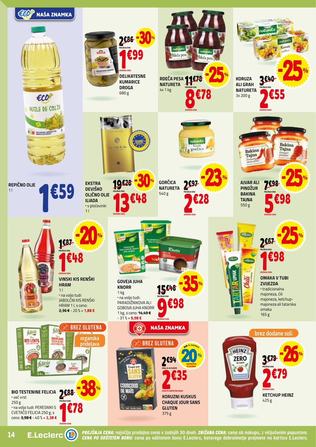 Stran 14. E.Leclerc kataloga - Akcijska ponudba od 01.03.2026.