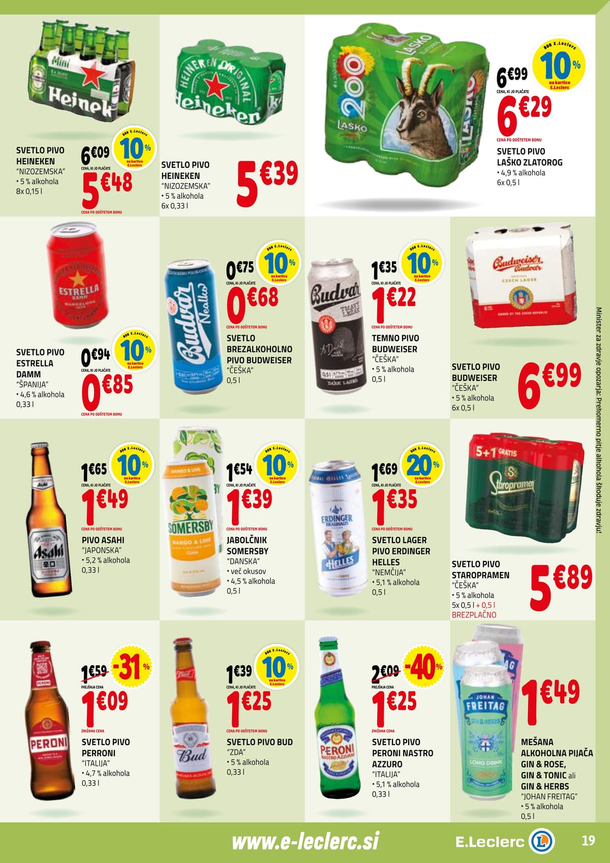 Stran 19. E.Leclerc kataloga - Akcijska ponudba od 01.03.2026.