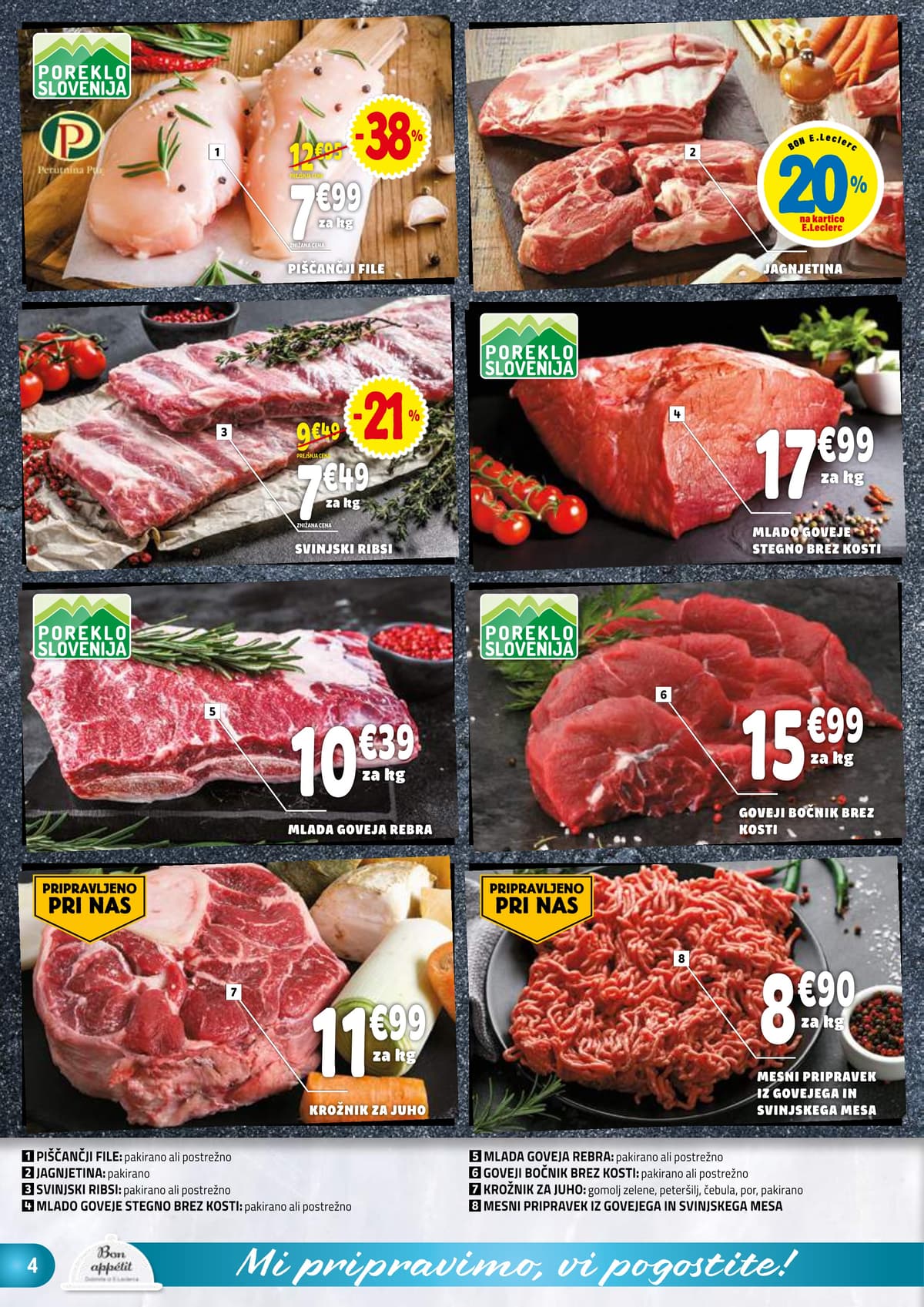 Stran 4. E.Leclerc kataloga - Akcijska ponudba od 01.03.2026.
