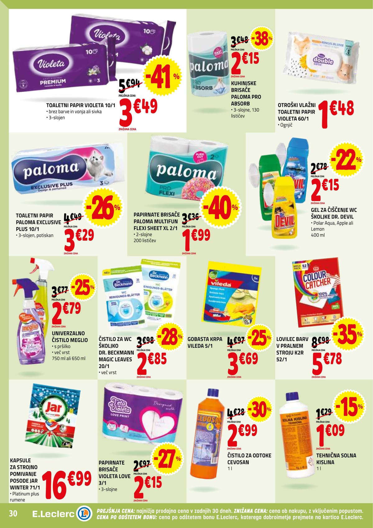 Stran 30. E.Leclerc kataloga - Akcija od 02.03.2026.