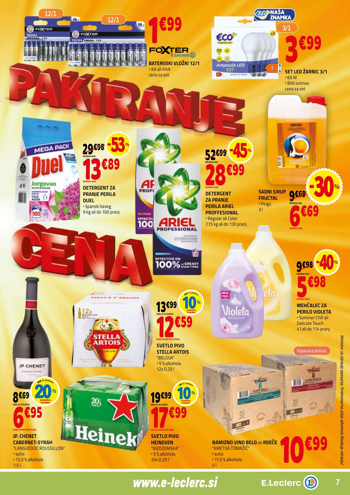 Stran 7. E.Leclerc kataloga - Akcija od 02.03.2026.