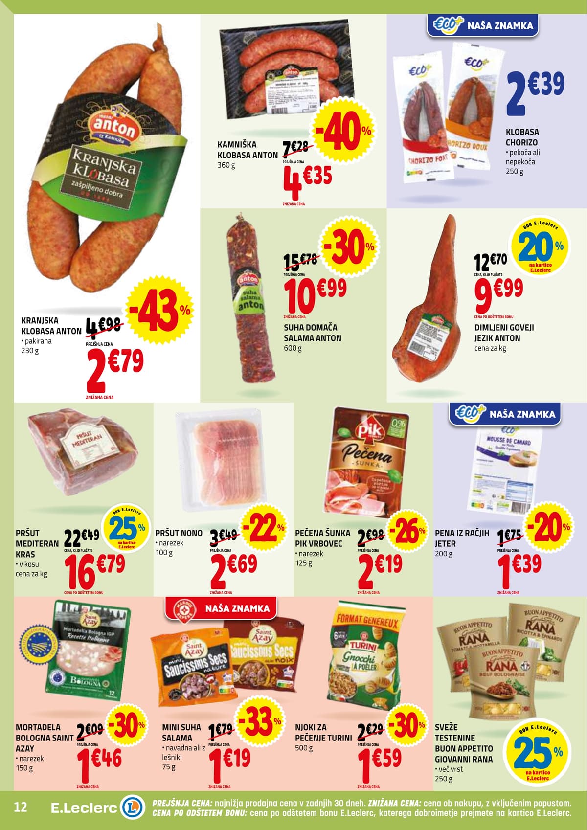 Stran 12. E.Leclerc kataloga - Tedenska Akcija od 05.03.2026.