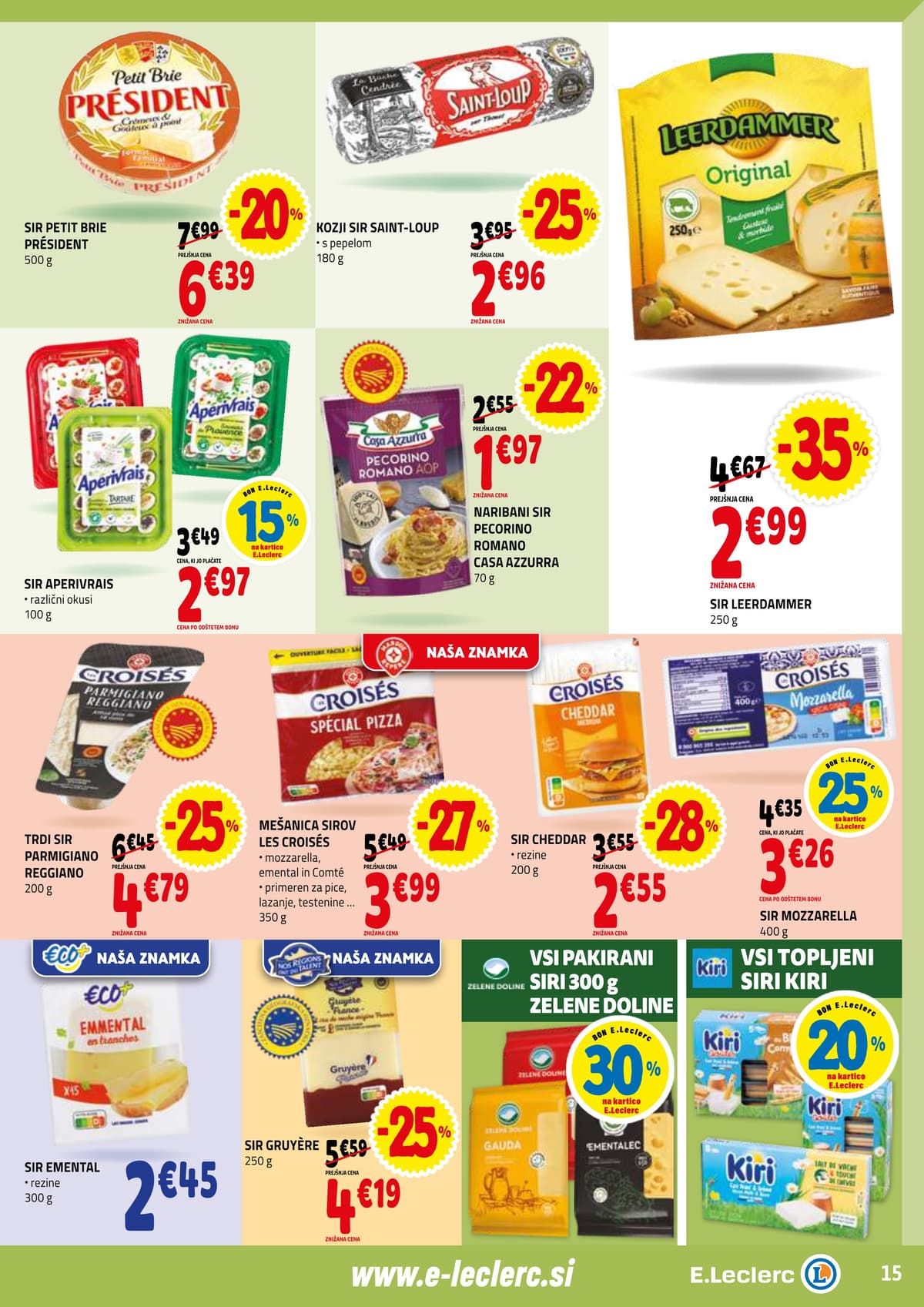 Stran 15. E.Leclerc kataloga - Tedenska Akcija