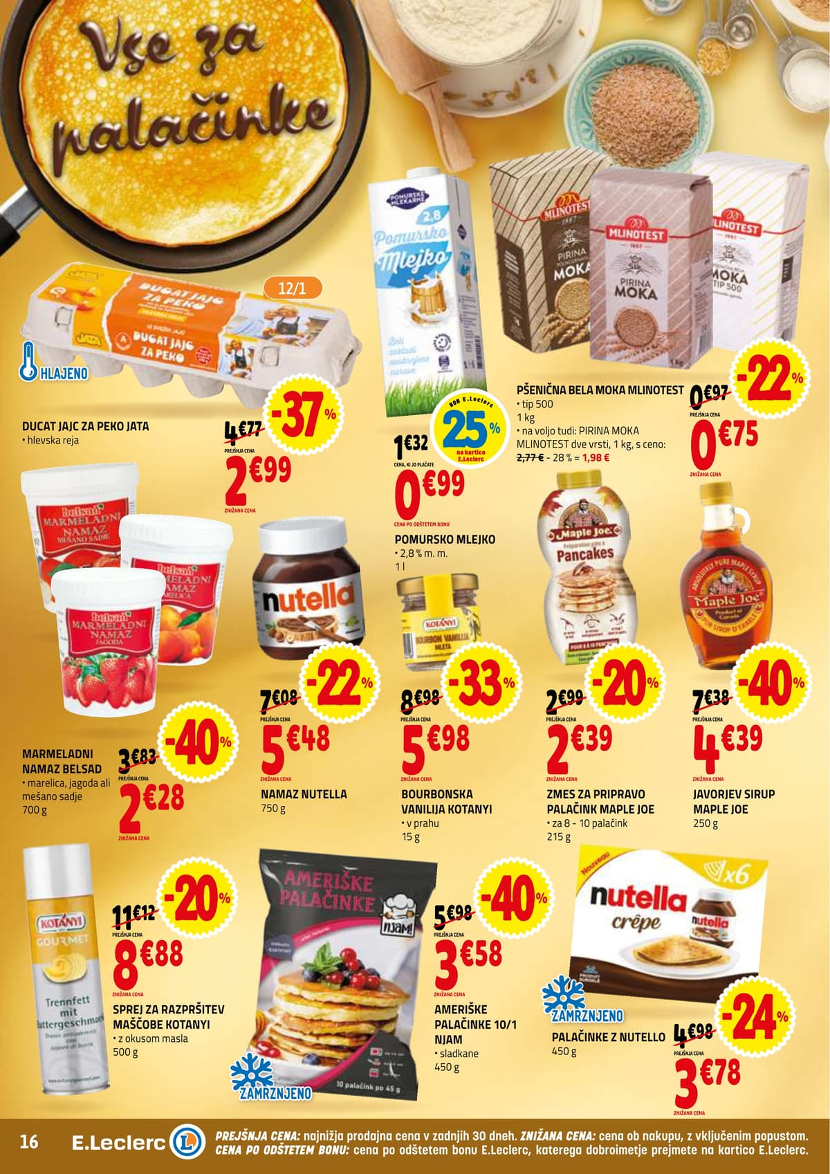 Stran 16. E.Leclerc kataloga - Tedenska Akcija od 05.03.2026.