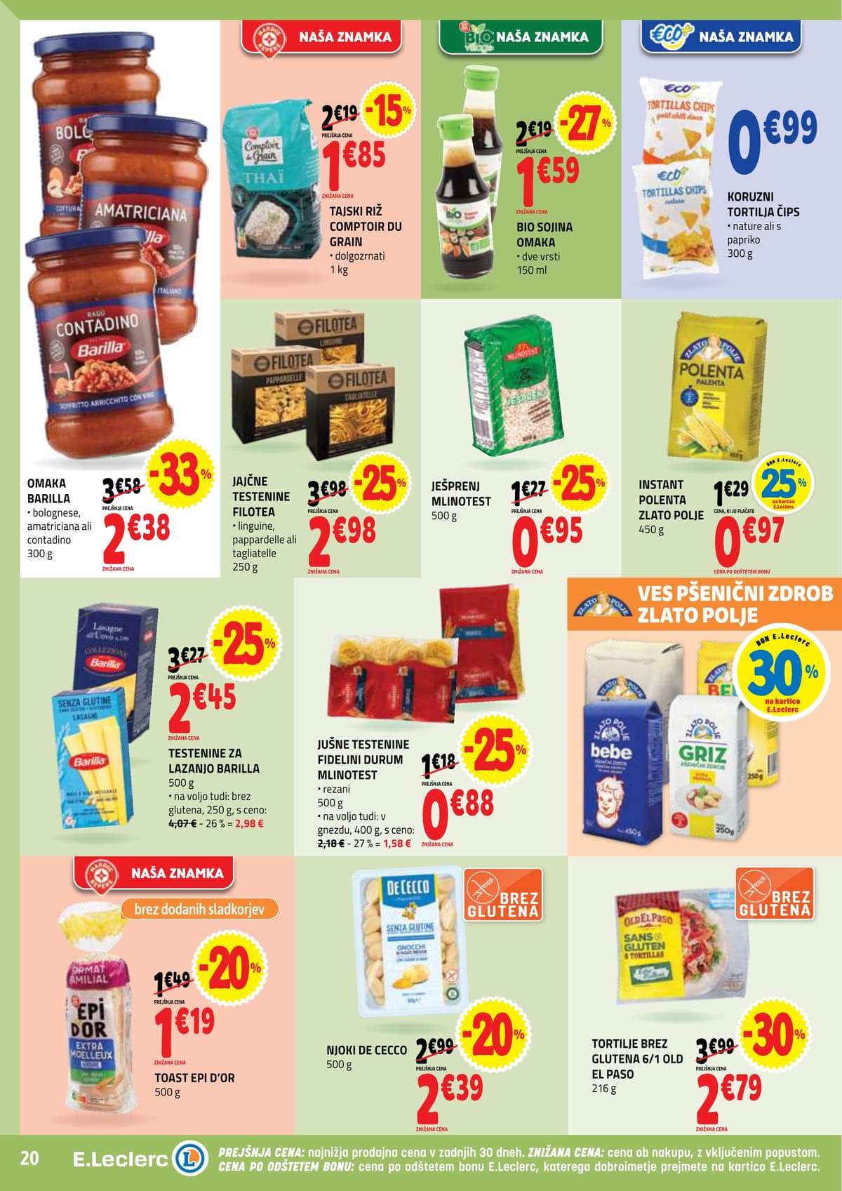 Stran 20. E.Leclerc kataloga - Tedenska Akcija od 05.03.2026.