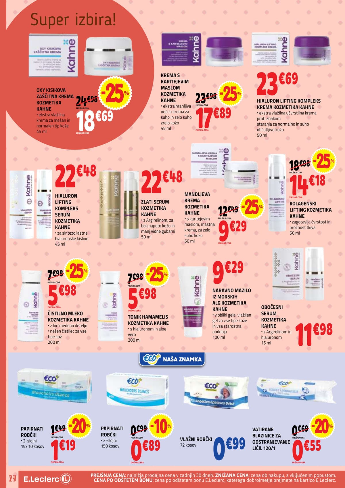 Stran 28. E.Leclerc kataloga - Tedenska Akcija od 05.03.2026.