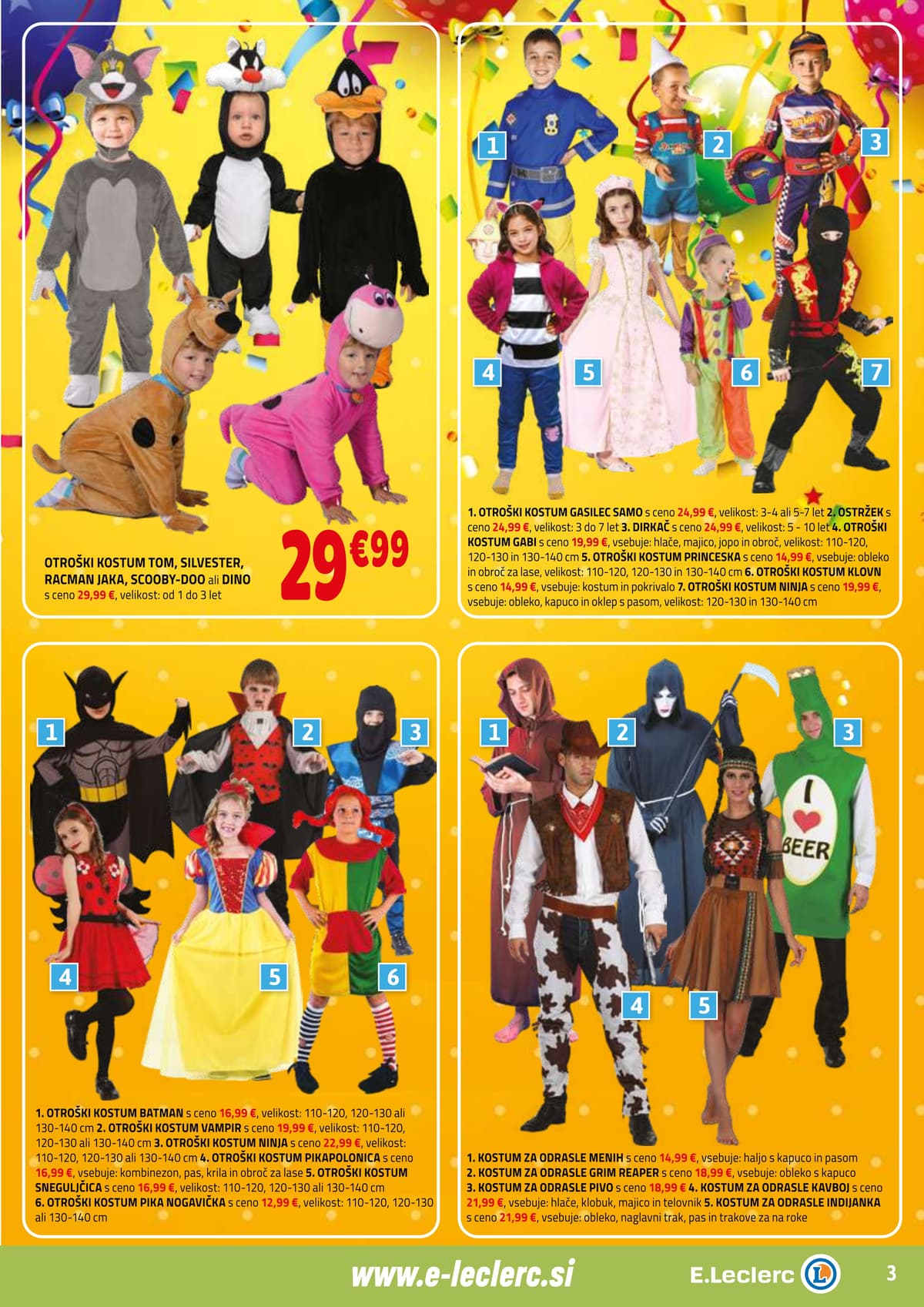Stran 3. E.Leclerc kataloga - Tedenska Akcija